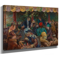 Paris Cafe By John Steuart Curry