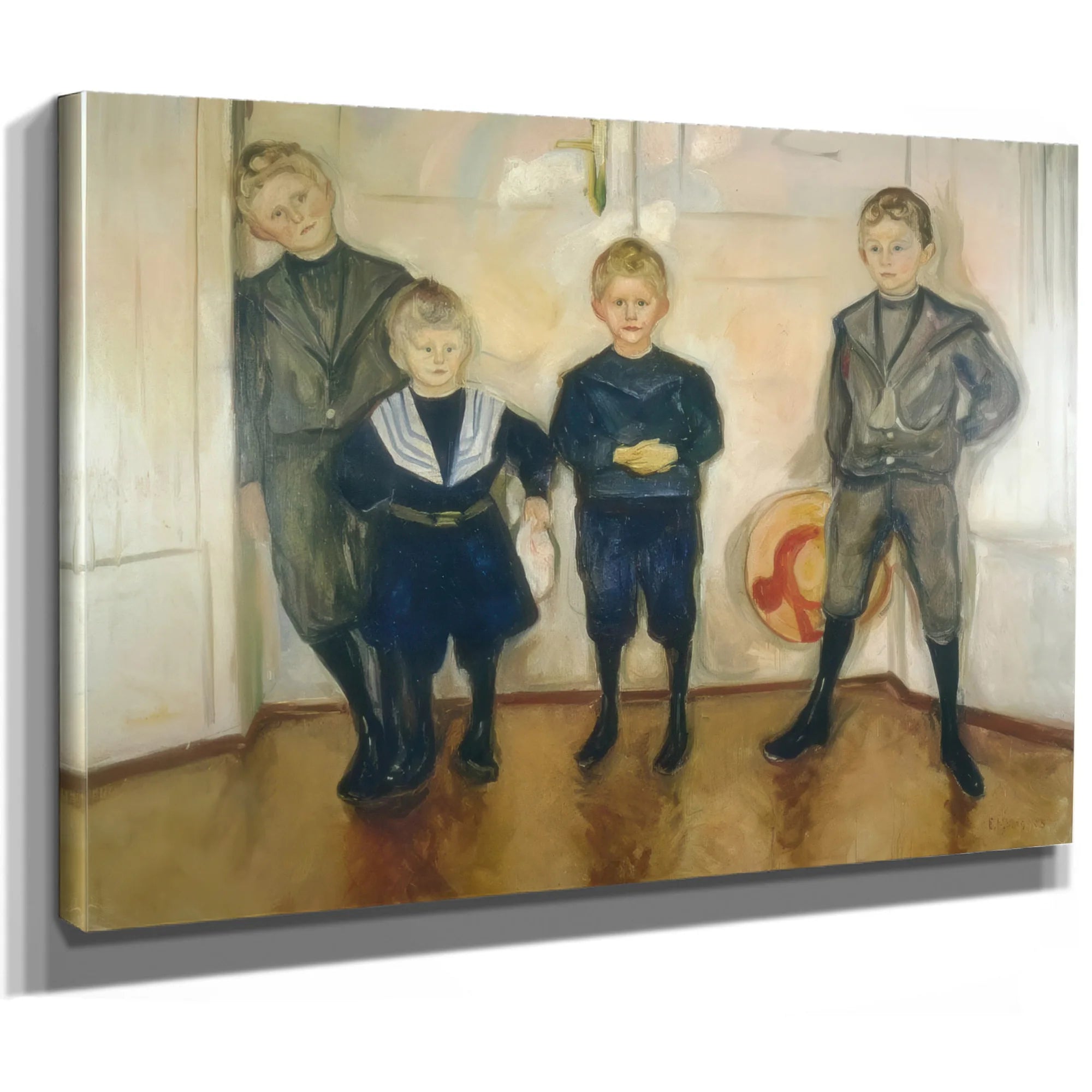 The Four Sons Of Dr By Edvard Munch Fine Art Print