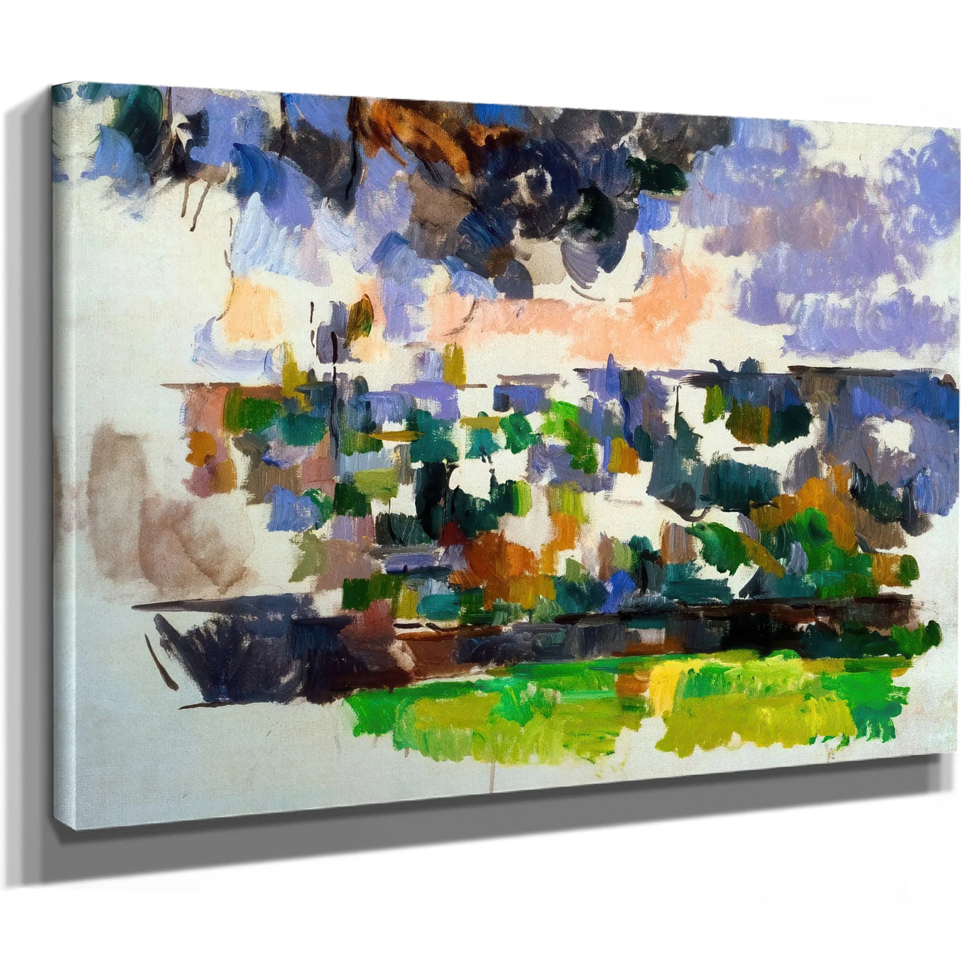 The Garden At Les Lauves By Paul Cezanne Fine Art Print
