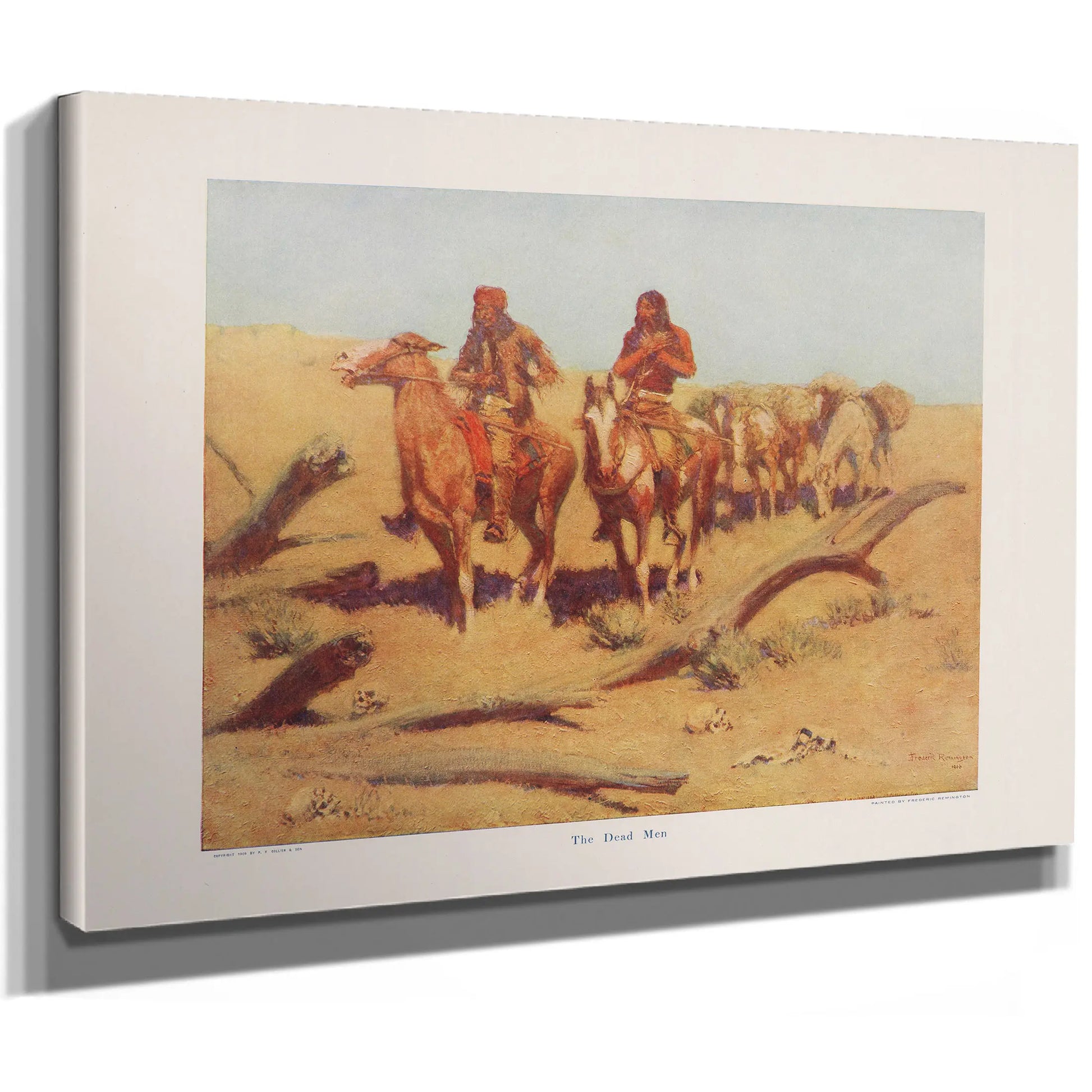 The Dead Men by Frederic Remington