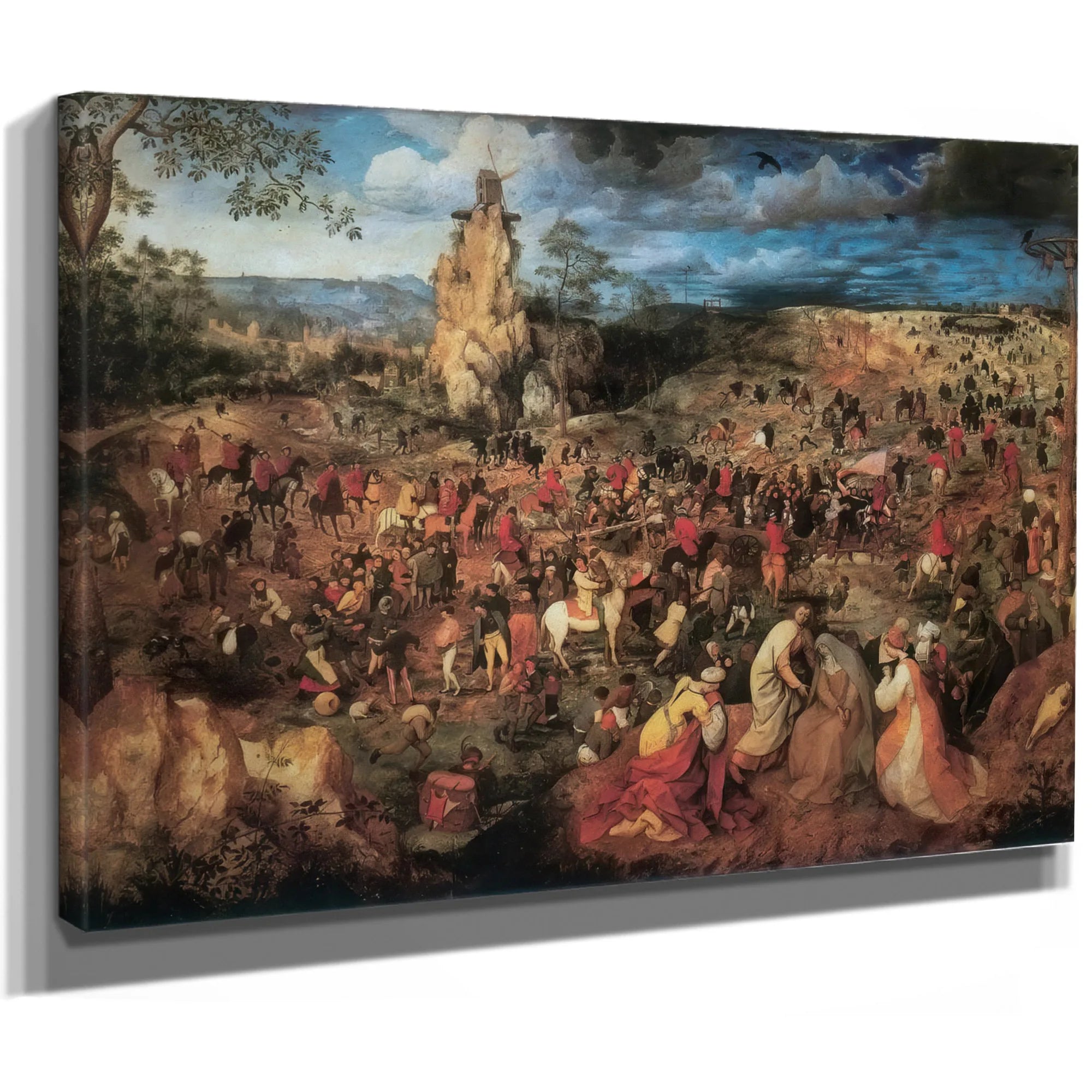 The Procession To Calvary 1564 By Pieter Bruegel Fine Art Print