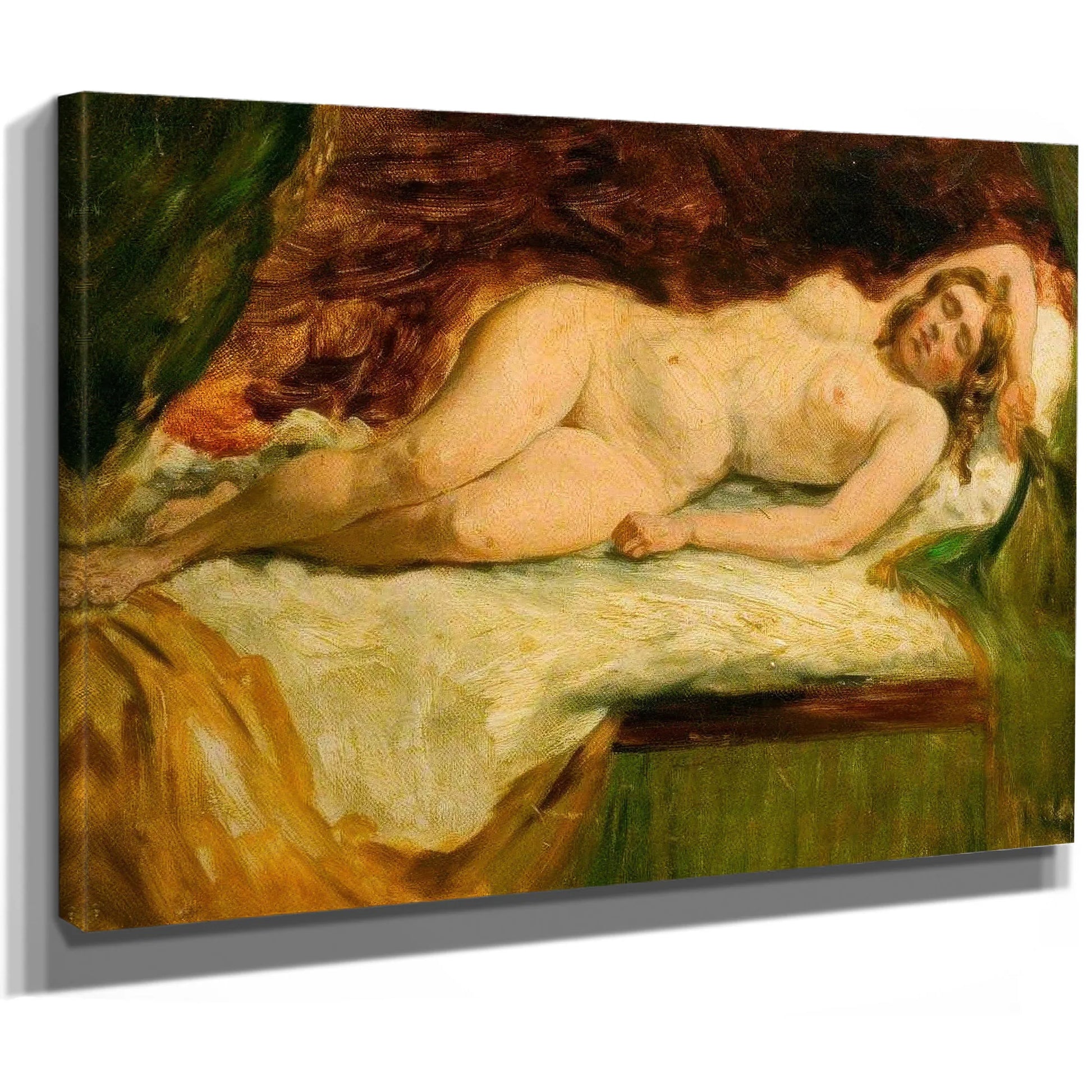 Study Of A Nude Female Sleeping By William Etty Fine Art Print
