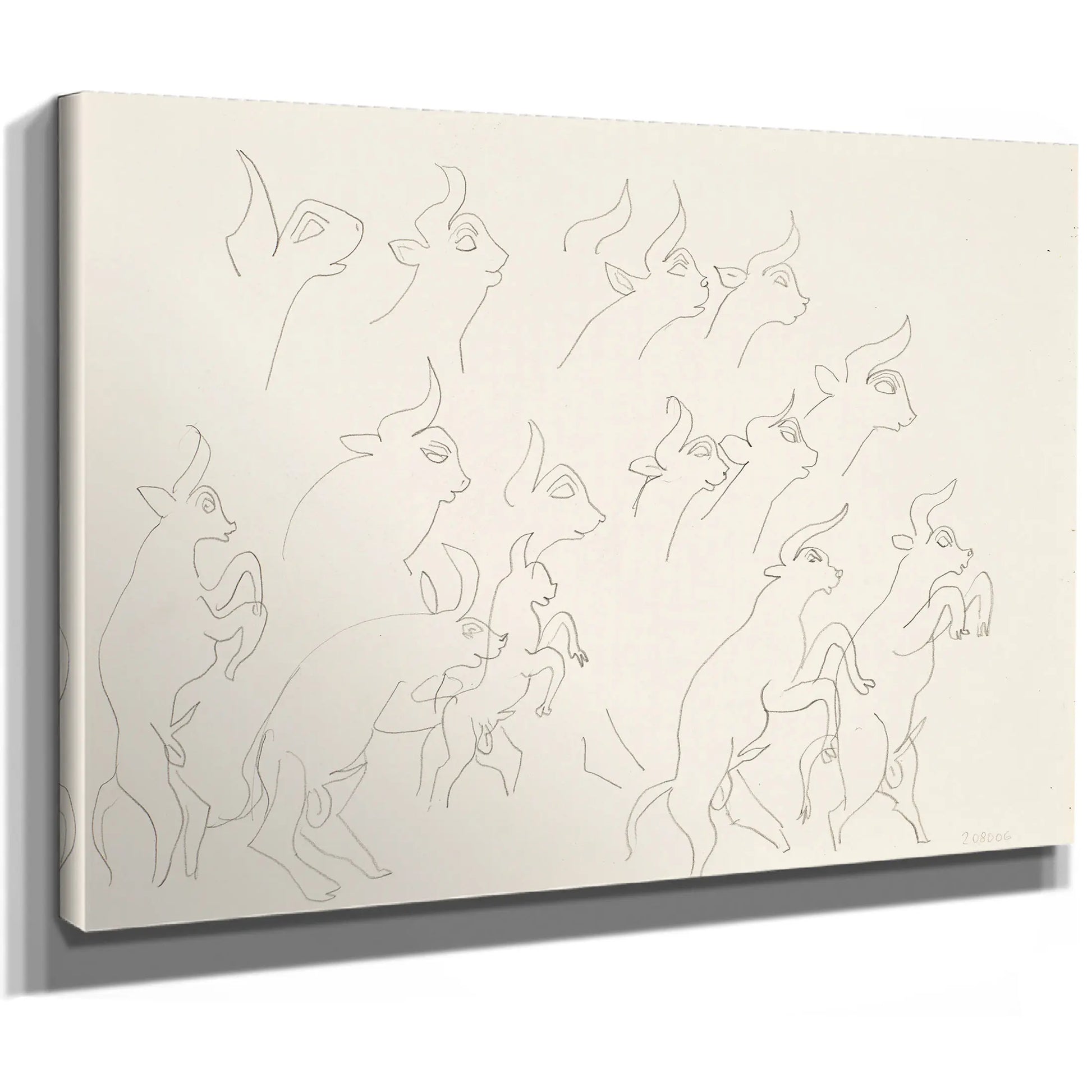 Study For Le Bonheur De Vivre (The Joy Of Life) by Henri Matisse