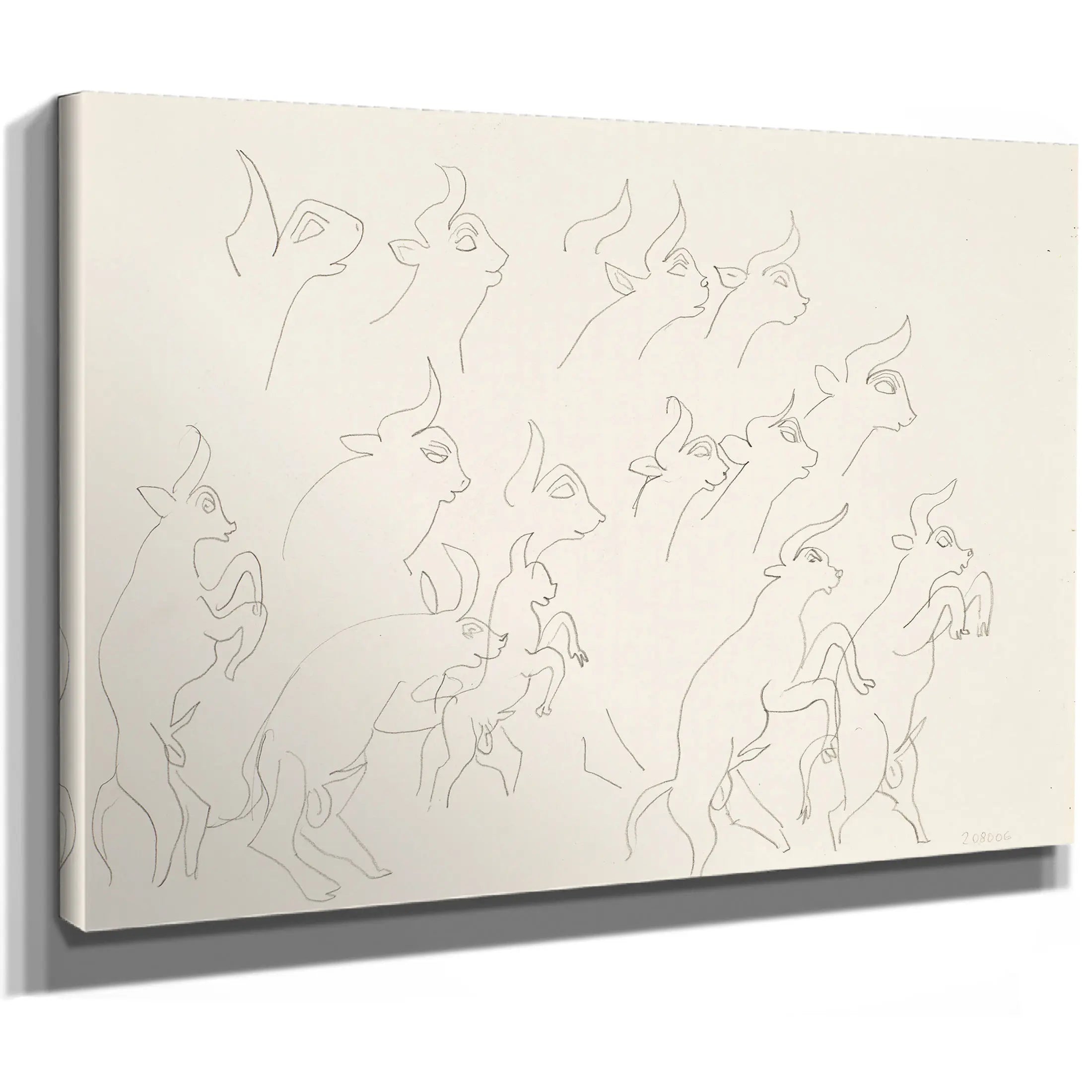 Study For Le Bonheur De Vivre (The Joy Of Life) by Henri Matisse