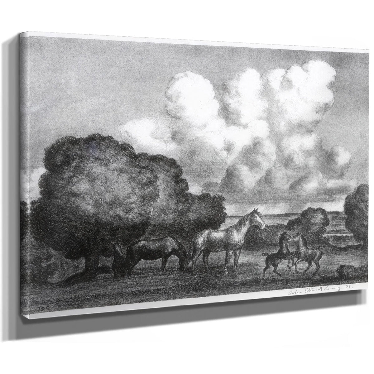 Summer Afternoon (C. 35), 1939 By John Steuart Curry