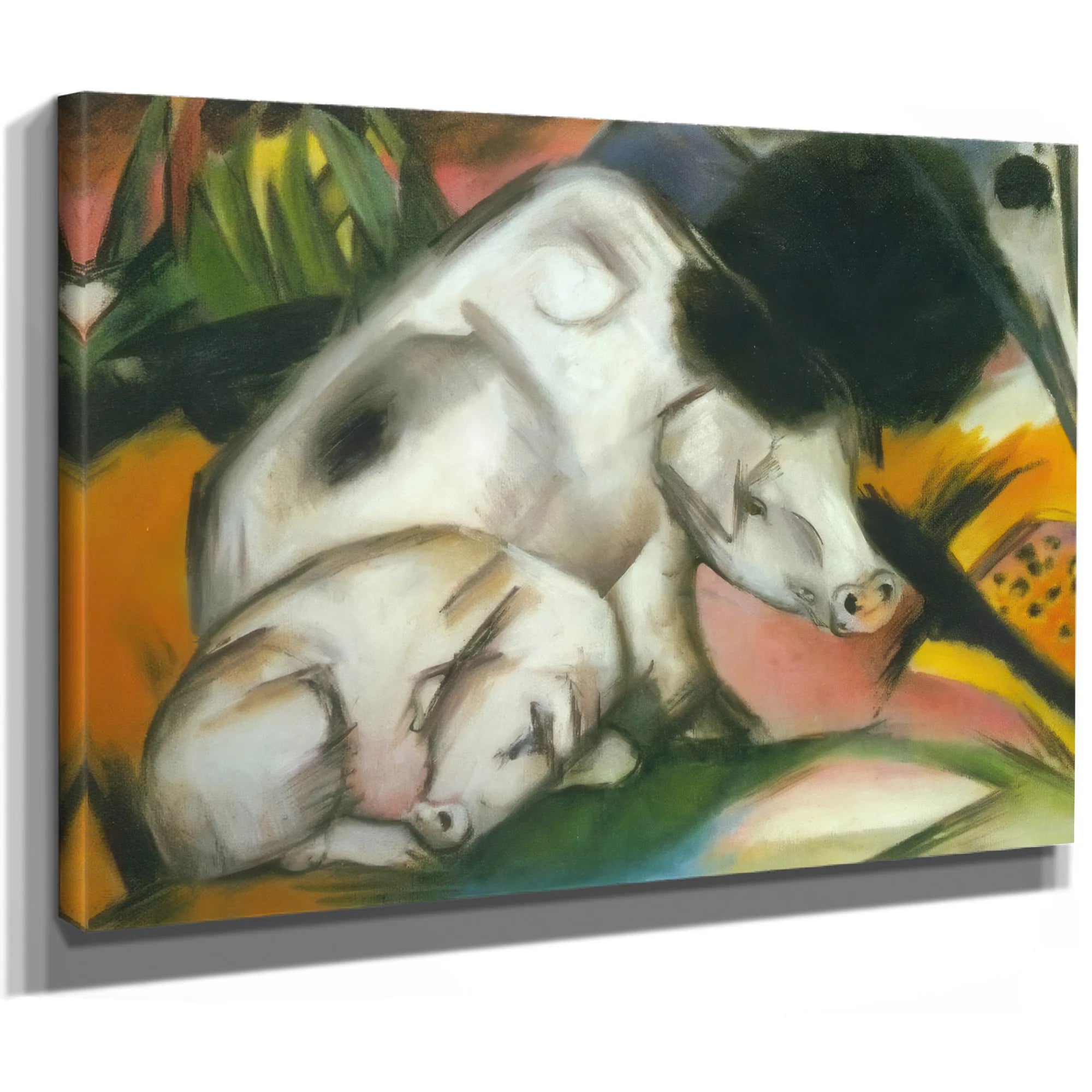 Pigs By Franz Marc Fine Art Print