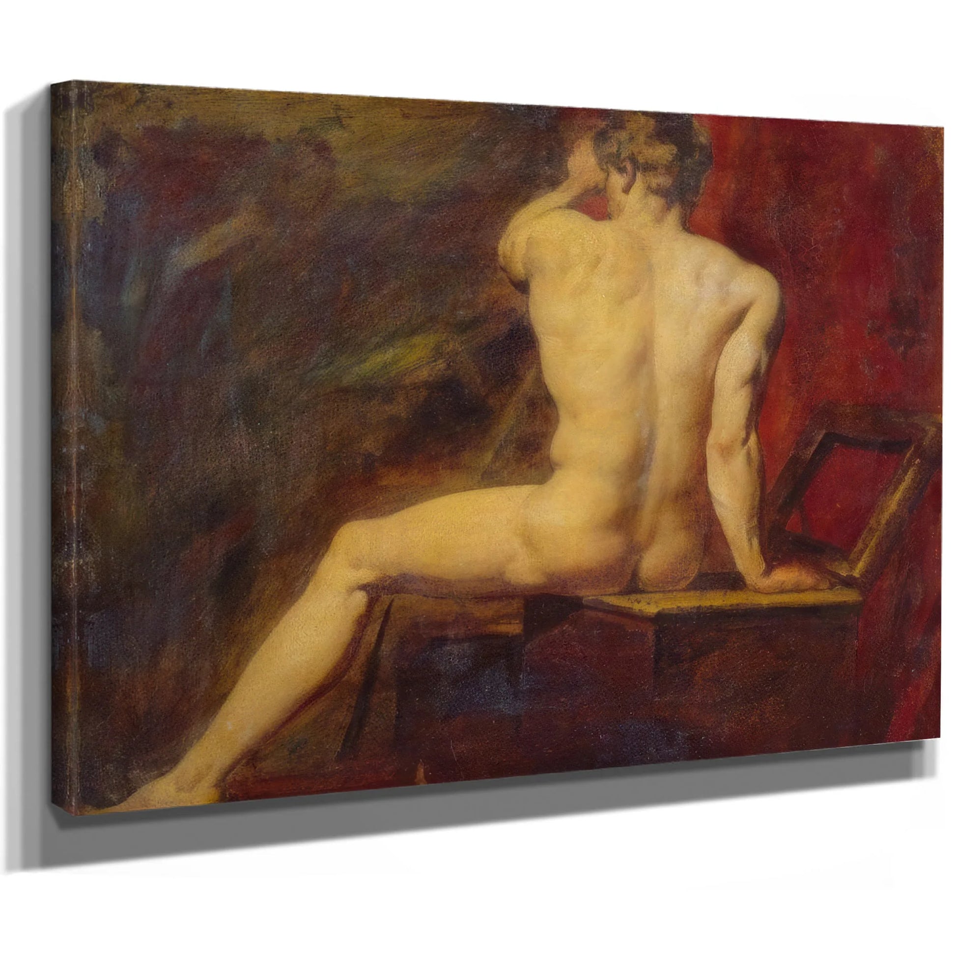 Study Of Male Nude By William Etty Fine Art Print