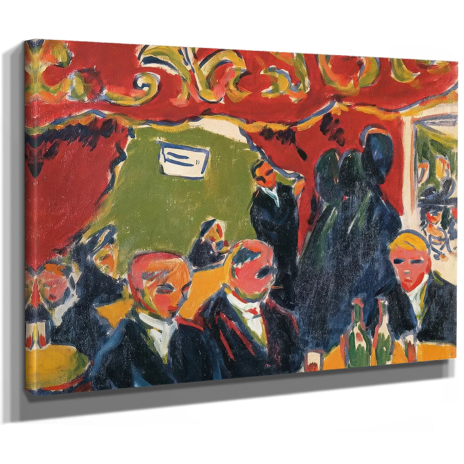 Wine Bar By Ernst Ludwig Kirchner Fine Art Print