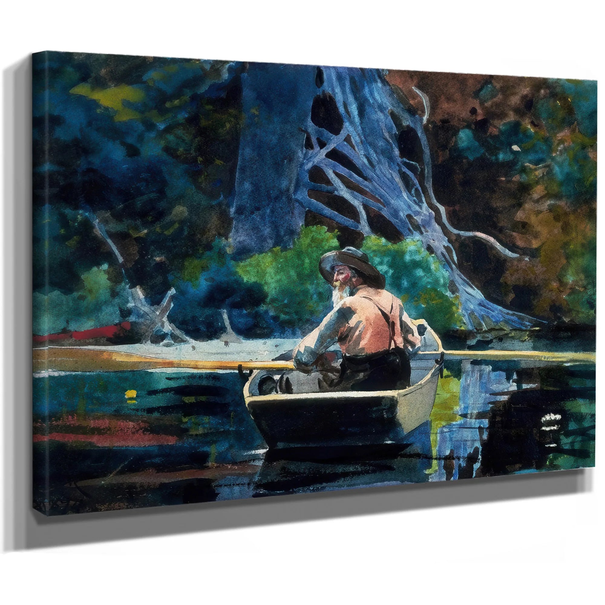The Adirondacks Guide By Winslow Homer Fine Art Print