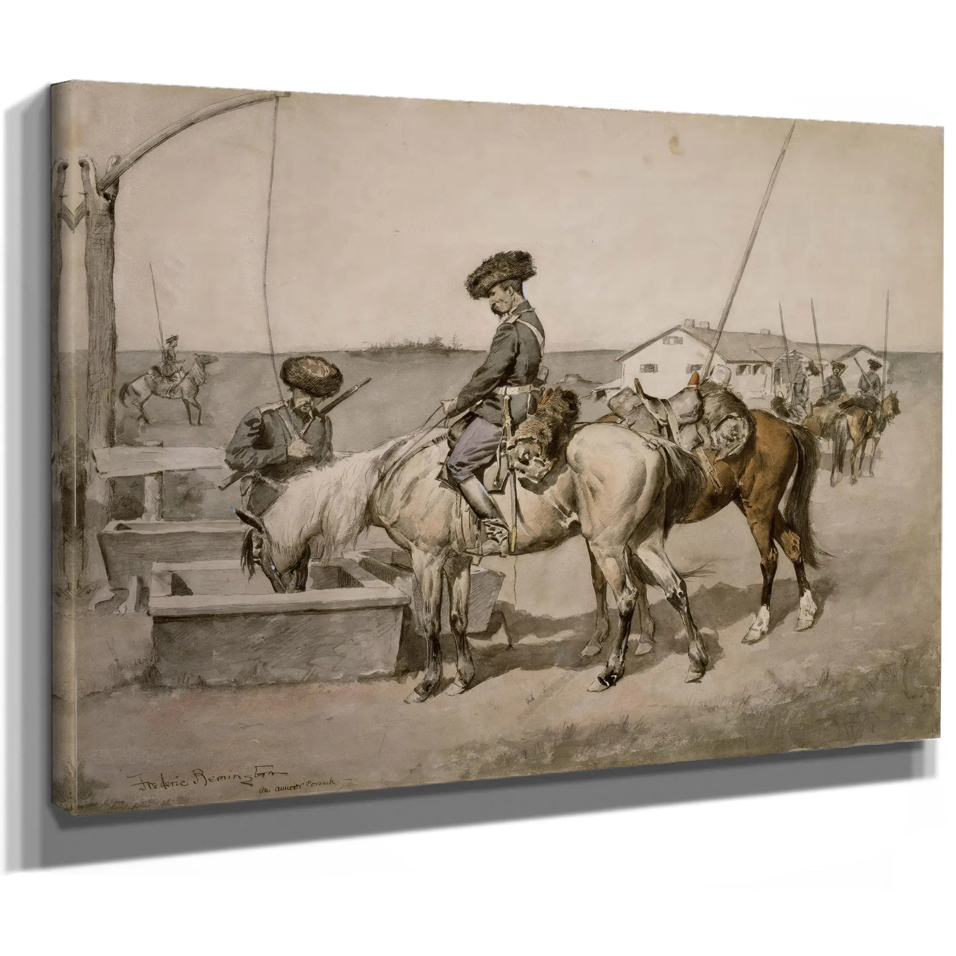  An Amoor Cossack G by Frederic Remington
