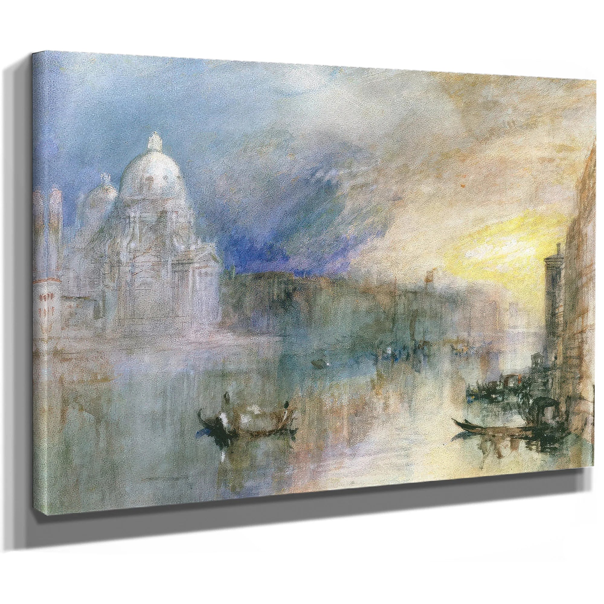 Venice Grand Canal With Santa Maria Della Salute By Joseph Mallord William Turner Fine Art Print