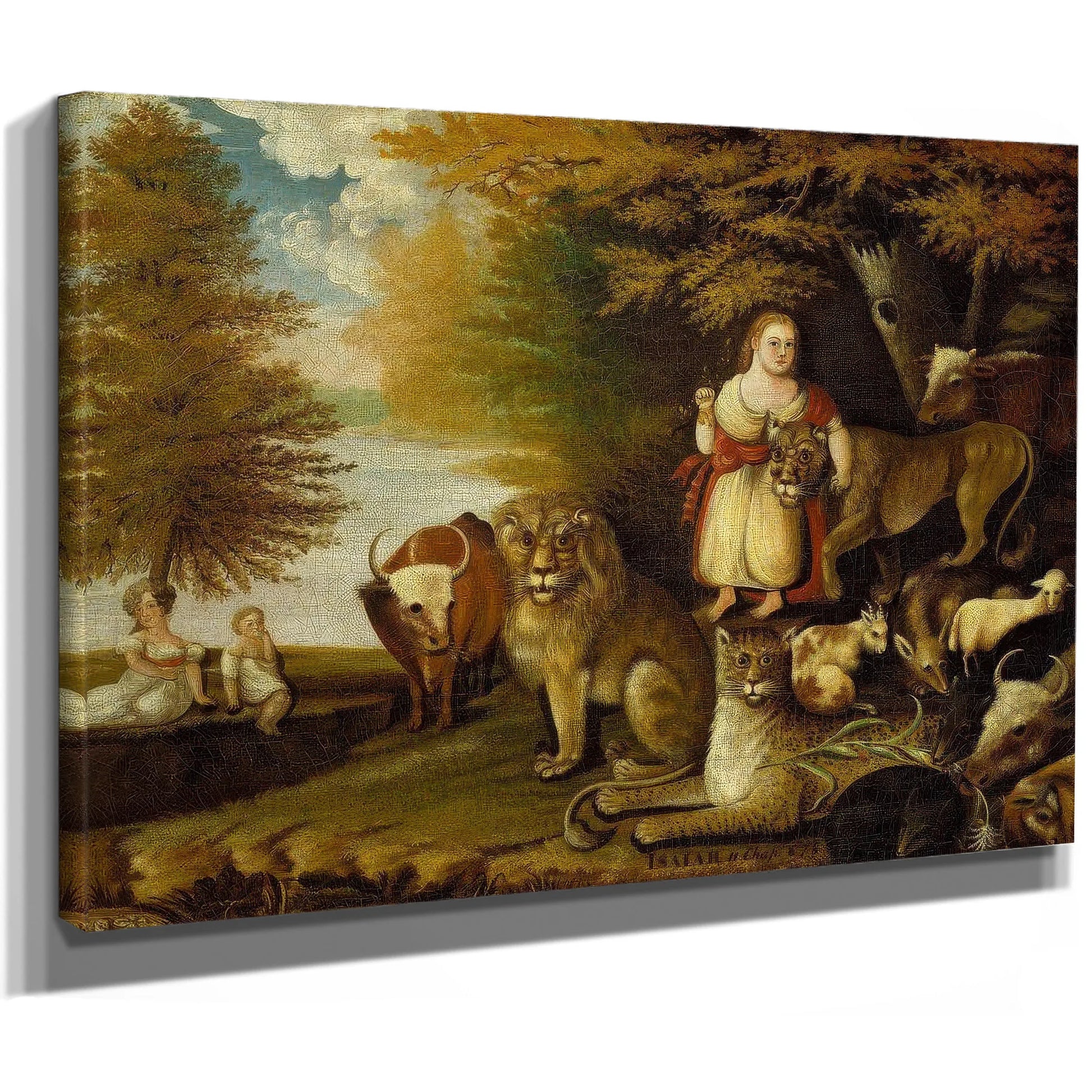 Peaceable Kingdom 1832 By Edward Hicks Fine Art Print