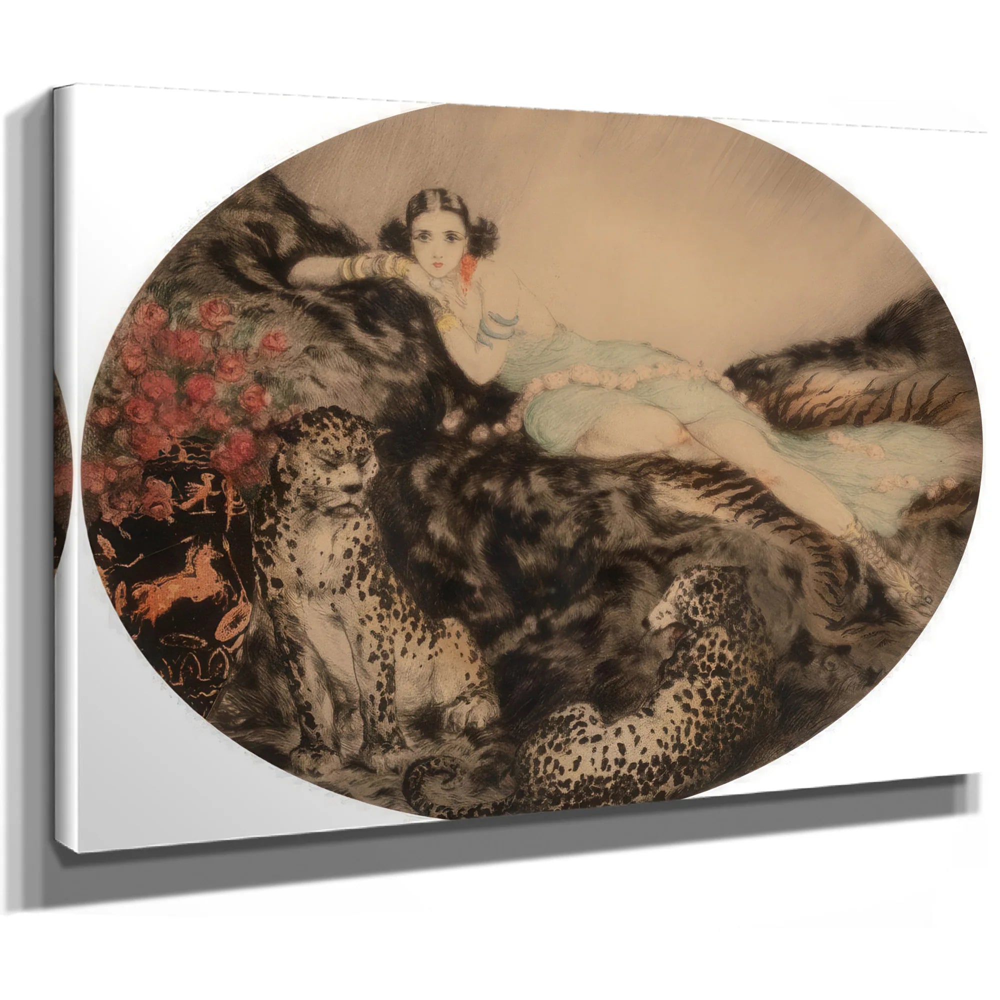 Thais 1927 By Louis Icart Fine Art Print
