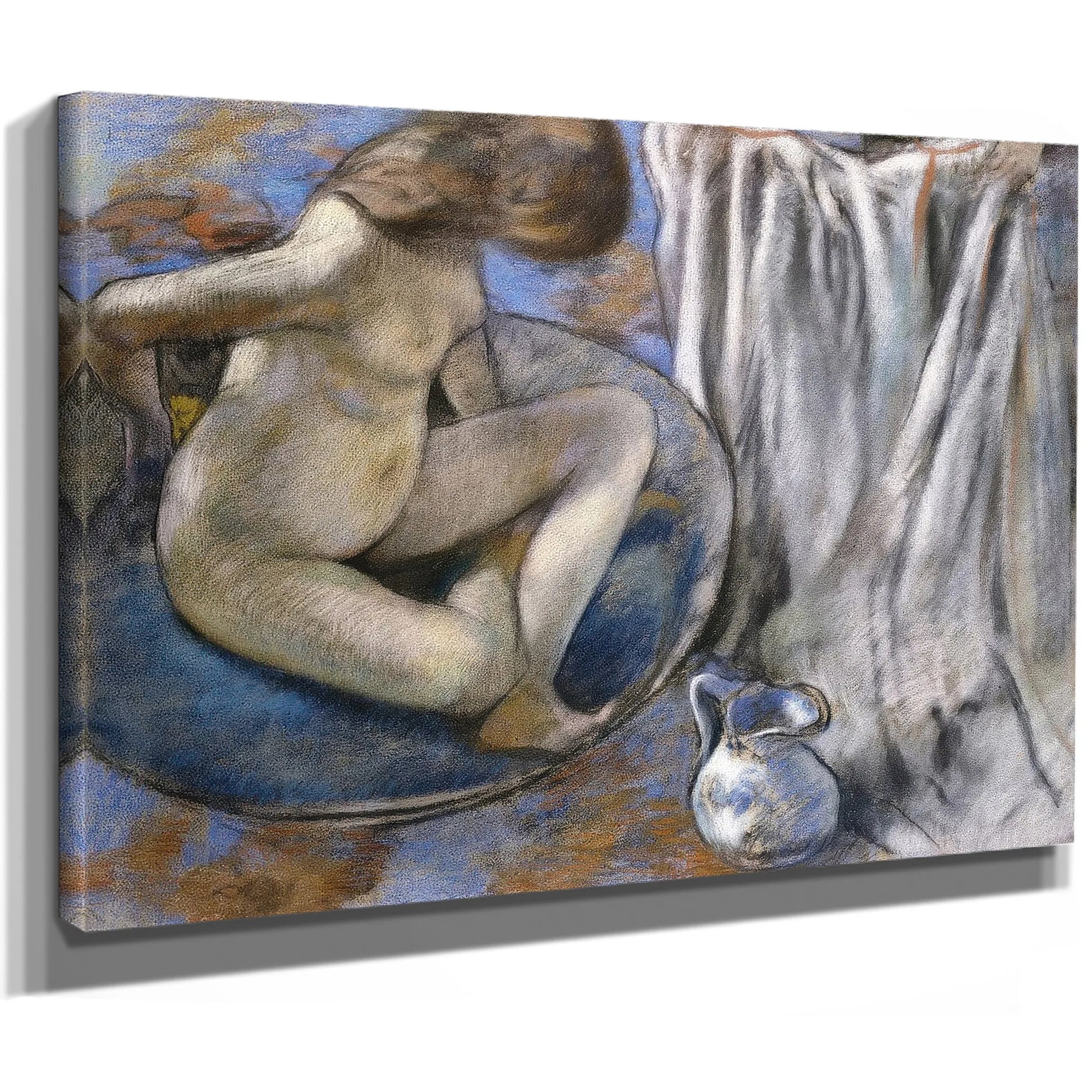 Woman In The Tub By Edgar Degas Fine Art Print