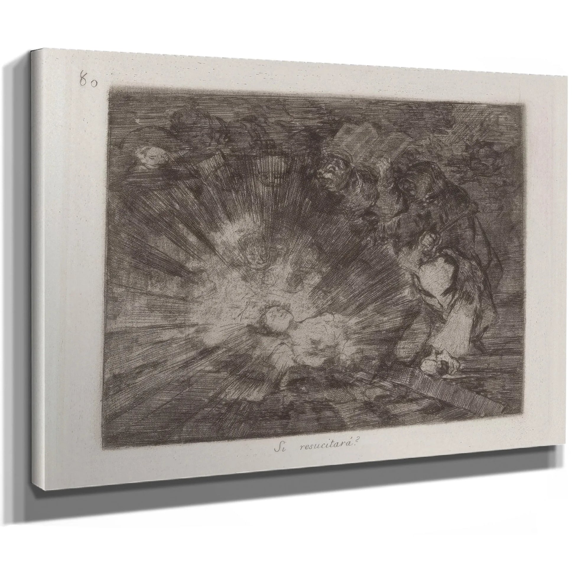 Si Resucitara (Will She Rise Again) Plate 80 From Los Desastres De La Guerra (The Disasters Of War) By Francisco De Goya Fine Art Print