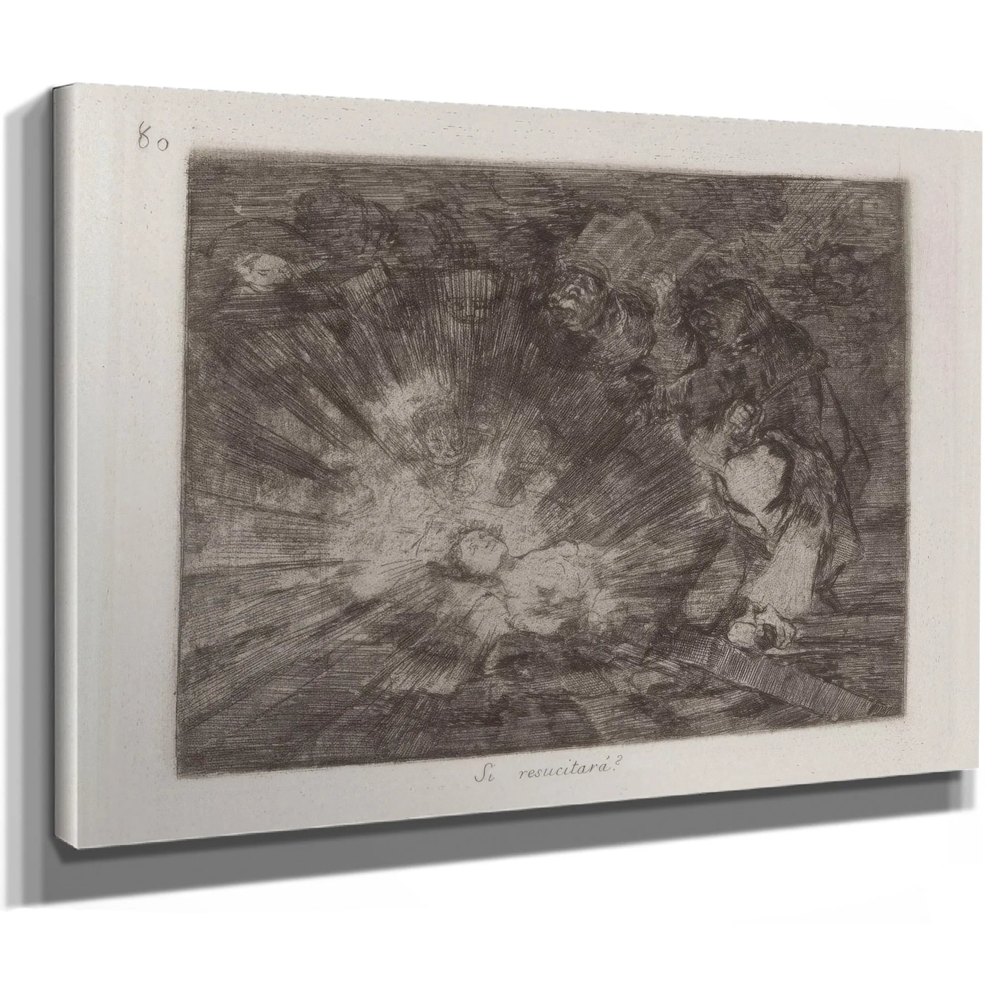 Si Resucitara (Will She Rise Again) Plate 80 From Los Desastres De La Guerra (The Disasters Of War) By Francisco De Goya Fine Art Print
