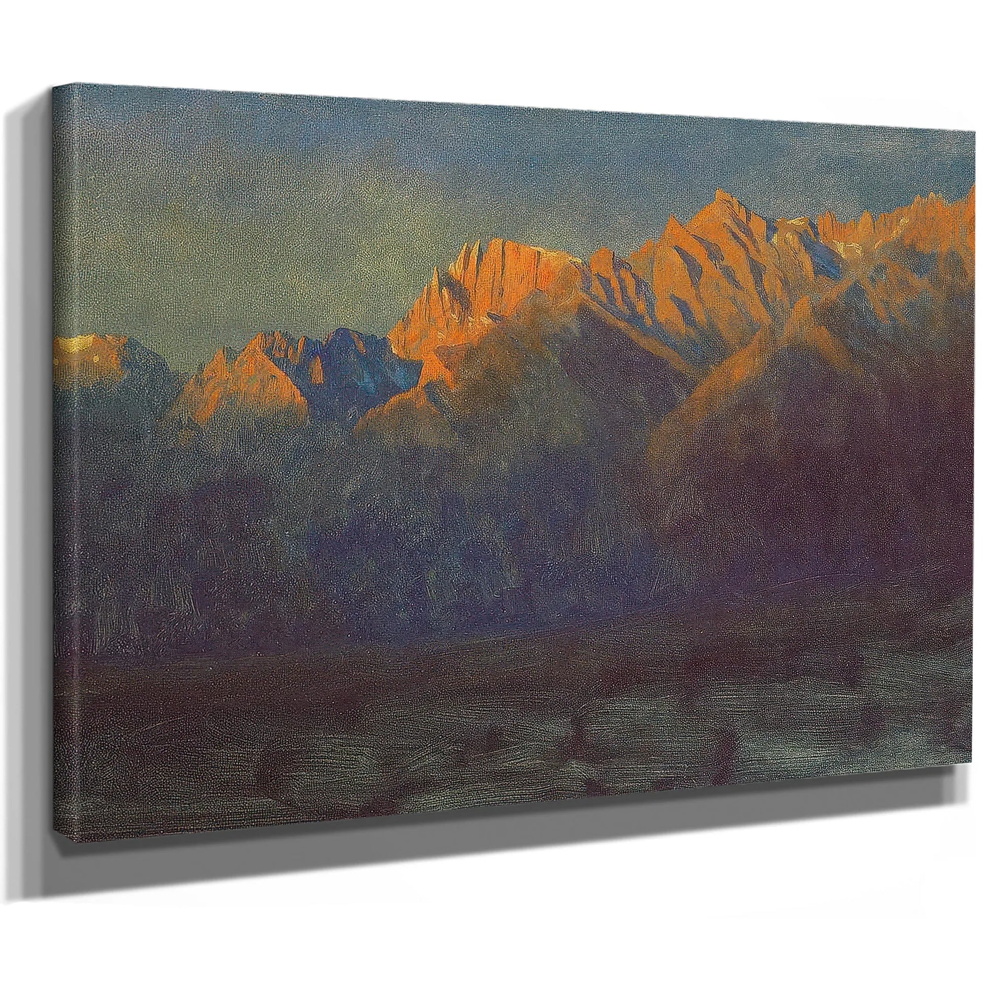 Sunrise In The Sierras By Albert Bierstadt Fine Art Print