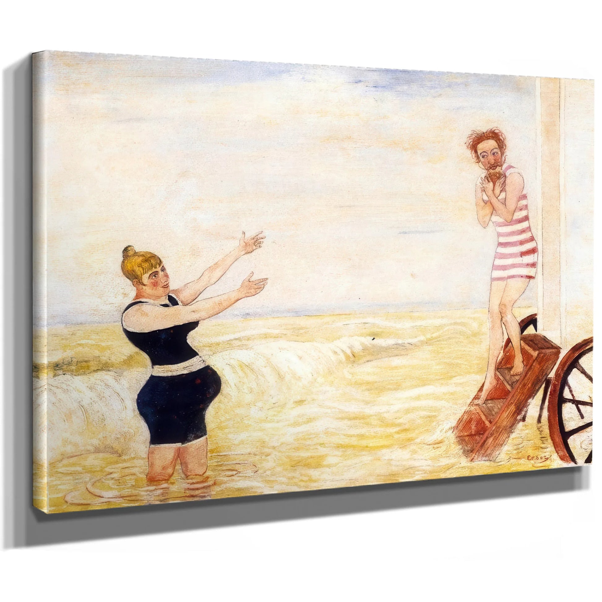 The Call Of The Siren By James Ensor Fine Art Print