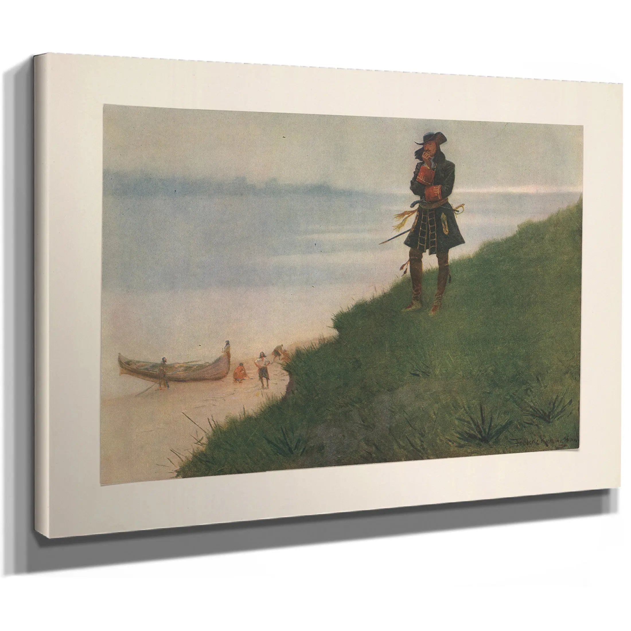 The Great Explorers V La Salle by Frederic Remington