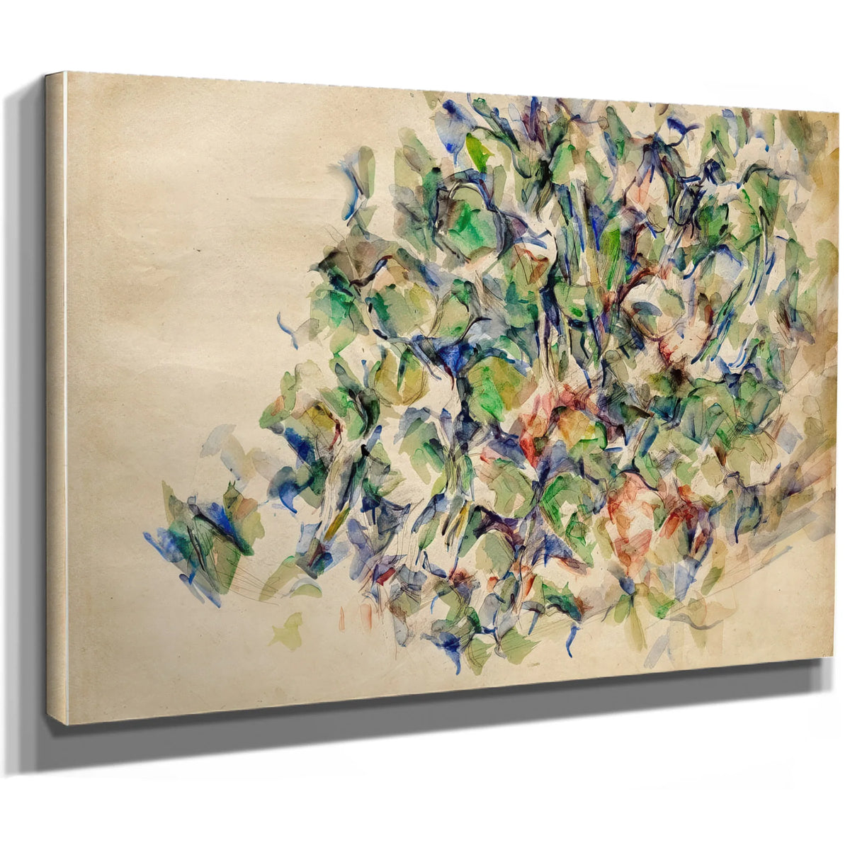 Foliage By Paul Cezanne Fine Art Print