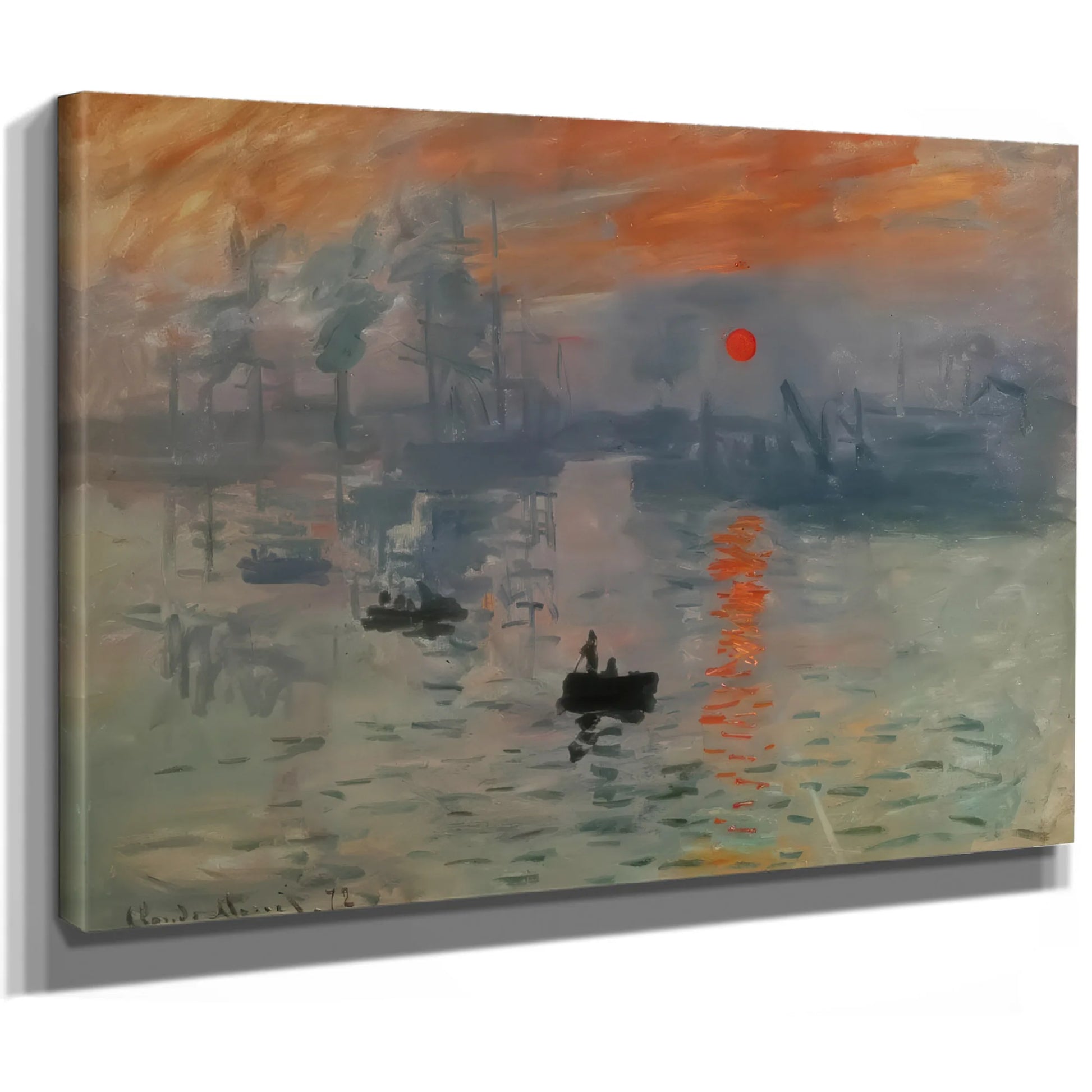 Impression Sunrise By Claude Monet Fine Art Print