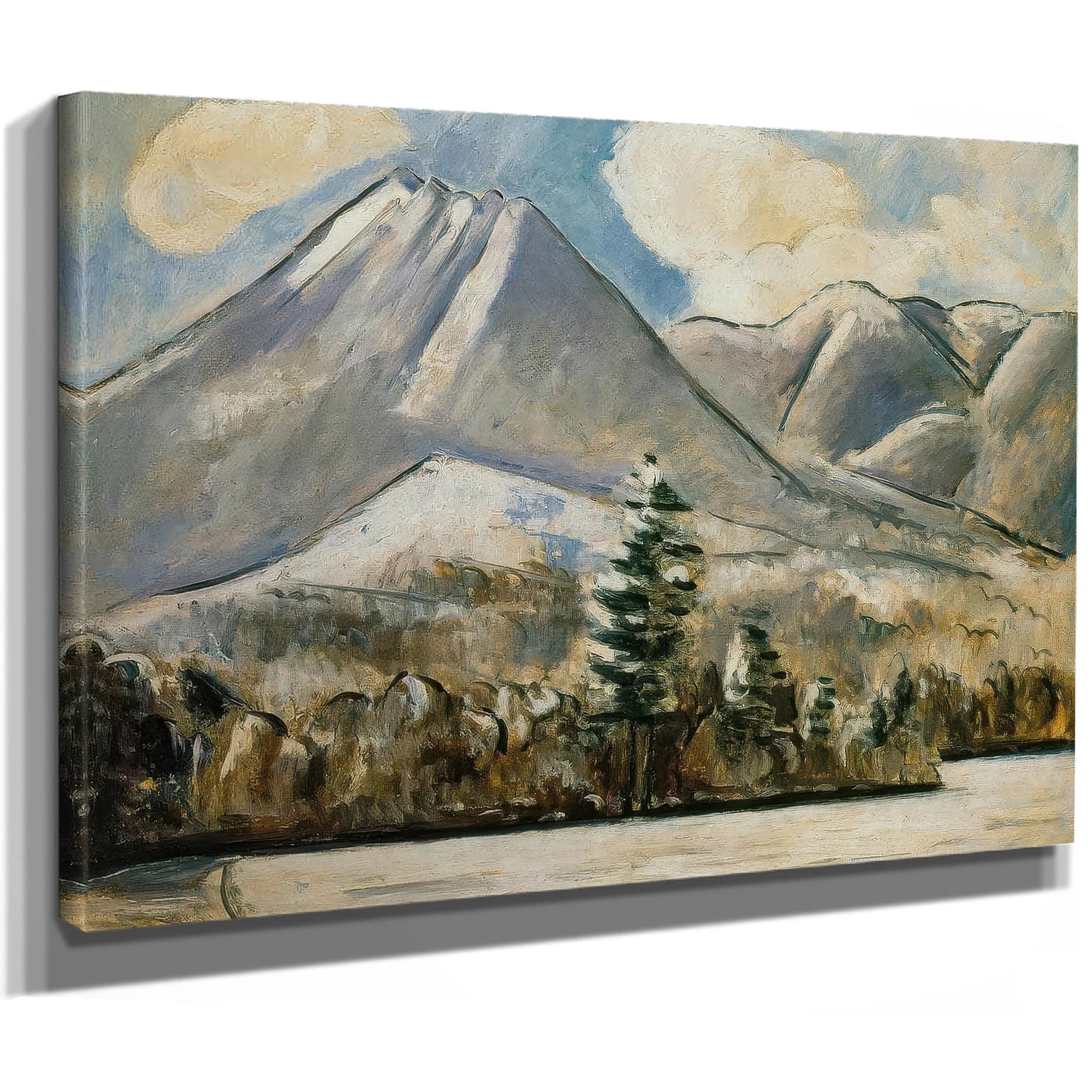 Mount Katahdin Maine First Snow No 1 By Marsden Hartley Fine Art Print