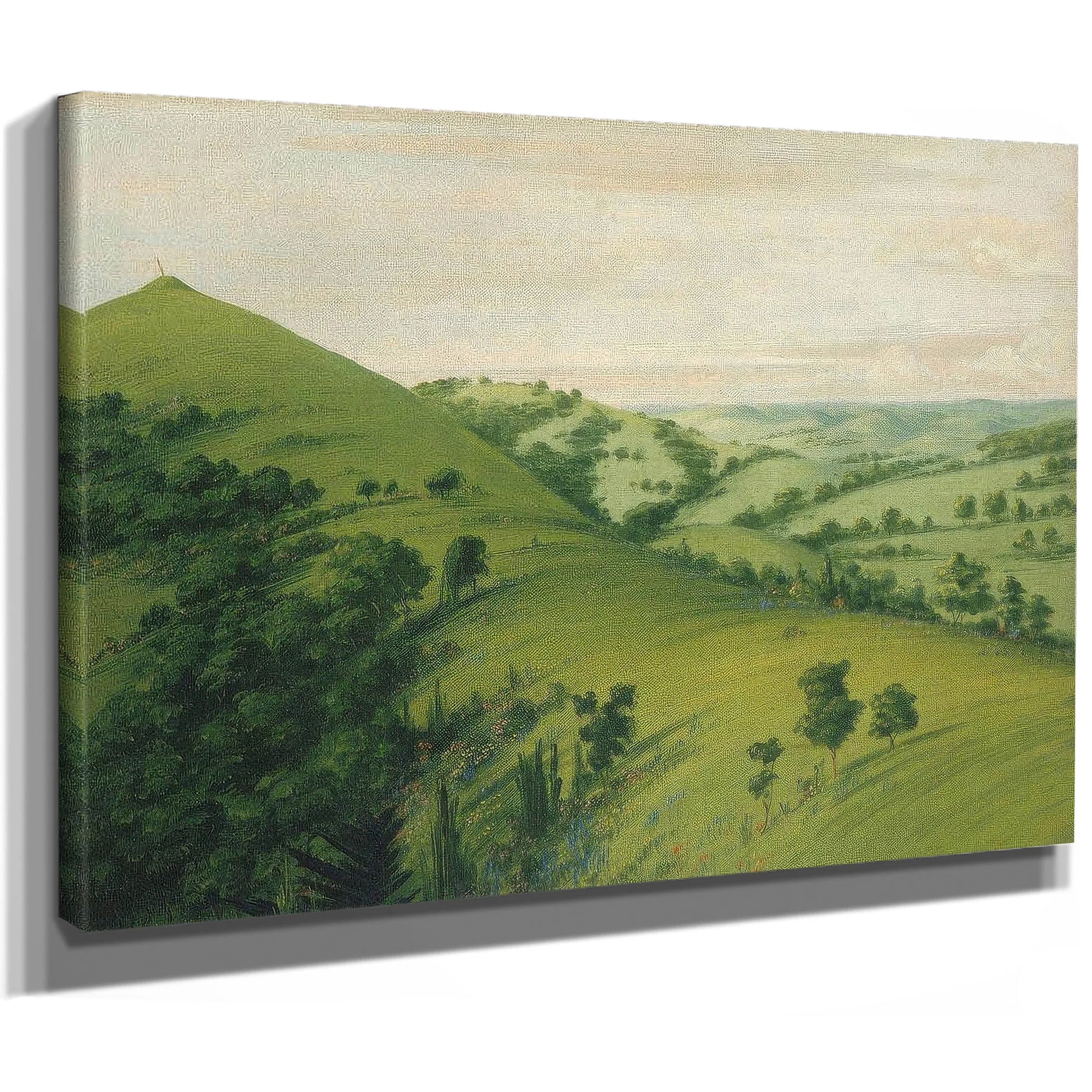 Blackbird's Grave, A Back View, Prairies Enameled With Flowers By George Catlin Fine Art Print