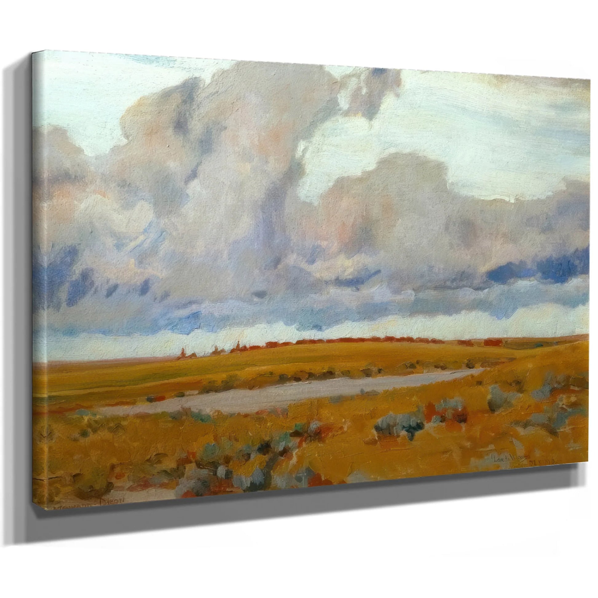 Passing Herd And Storm By Maynard Dixon Fine Art Print