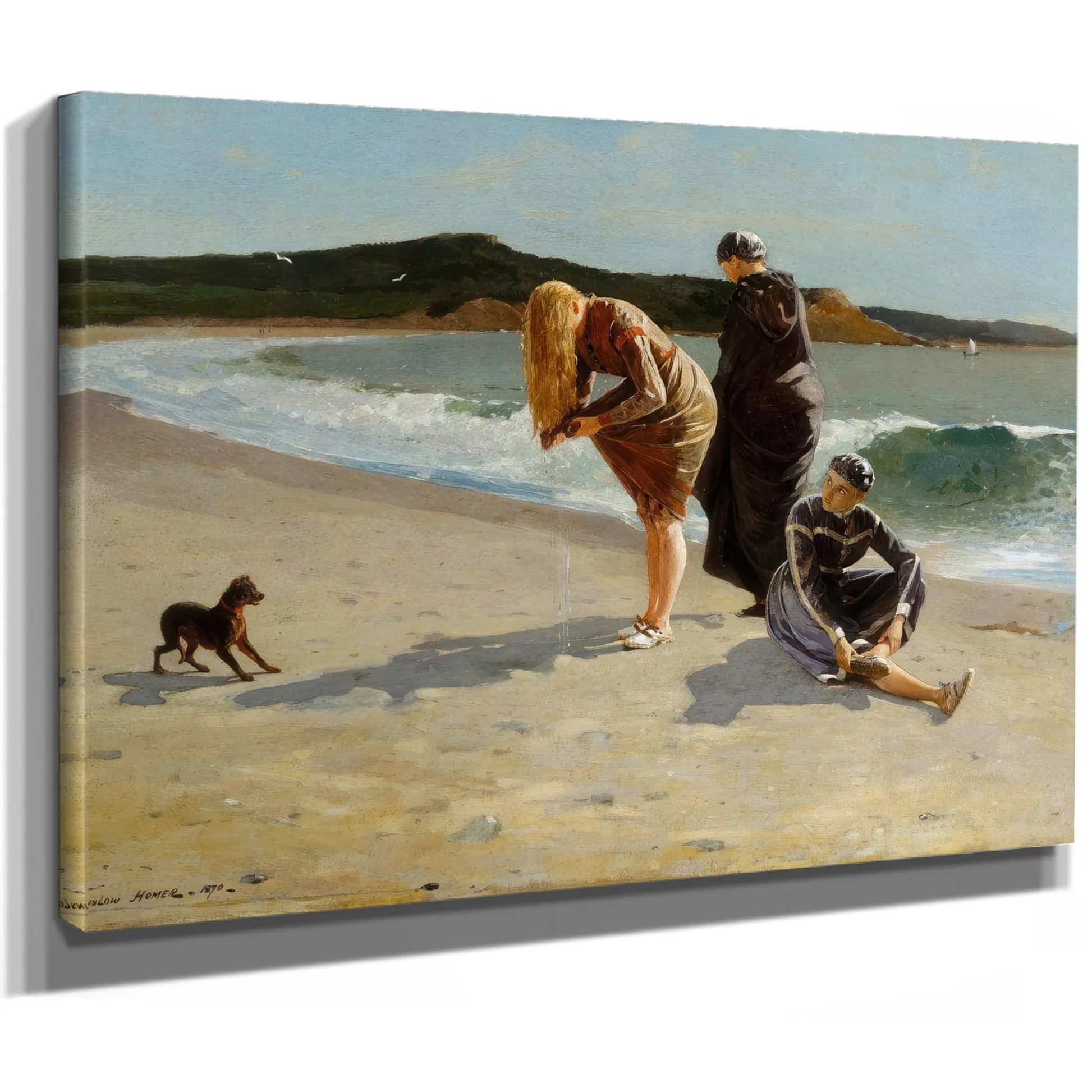Eagle Head Manchester Massachusetts 1870 By Winslow Homer Fine Art Print