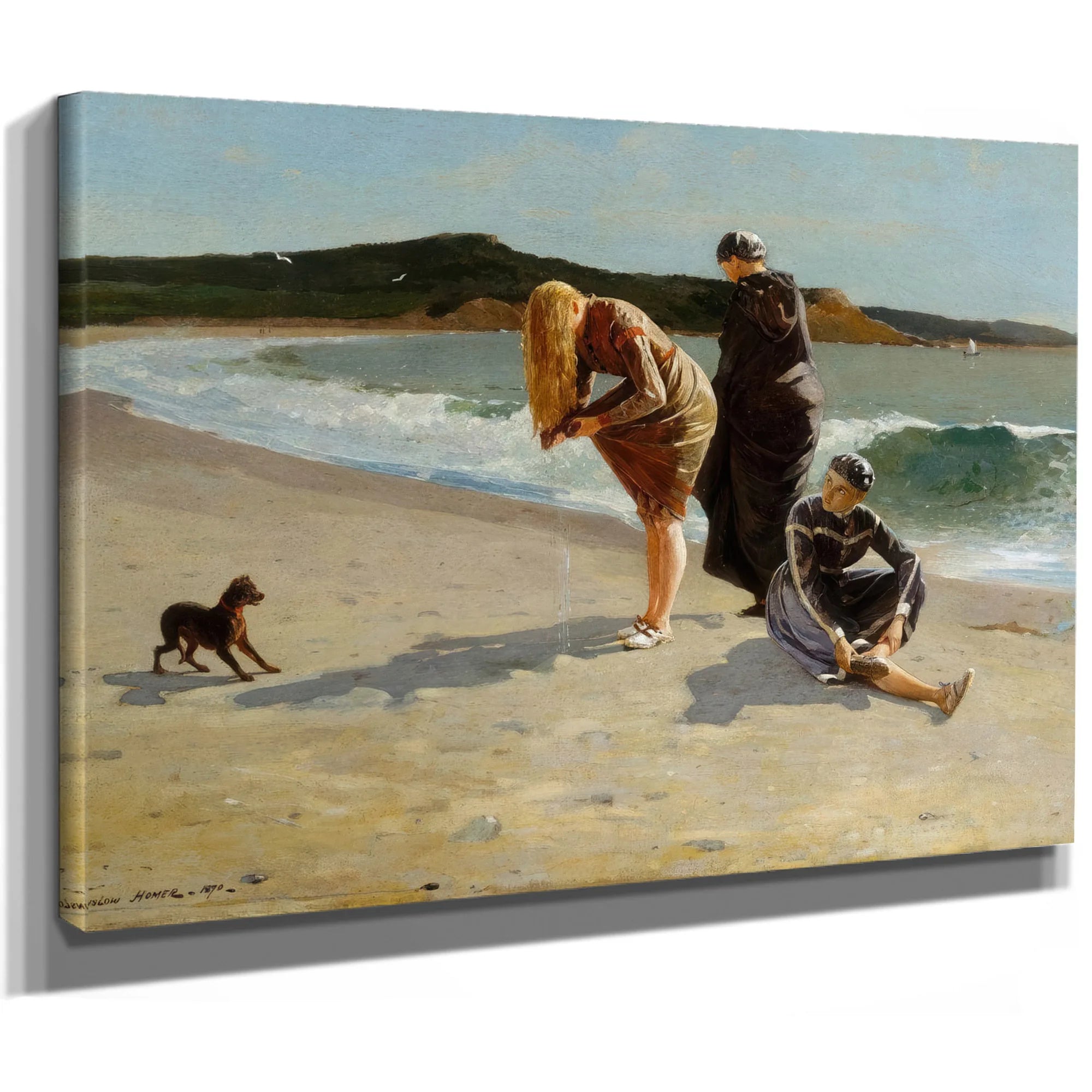 Eagle Head Manchester Massachusetts 1870 By Winslow Homer Fine Art Print