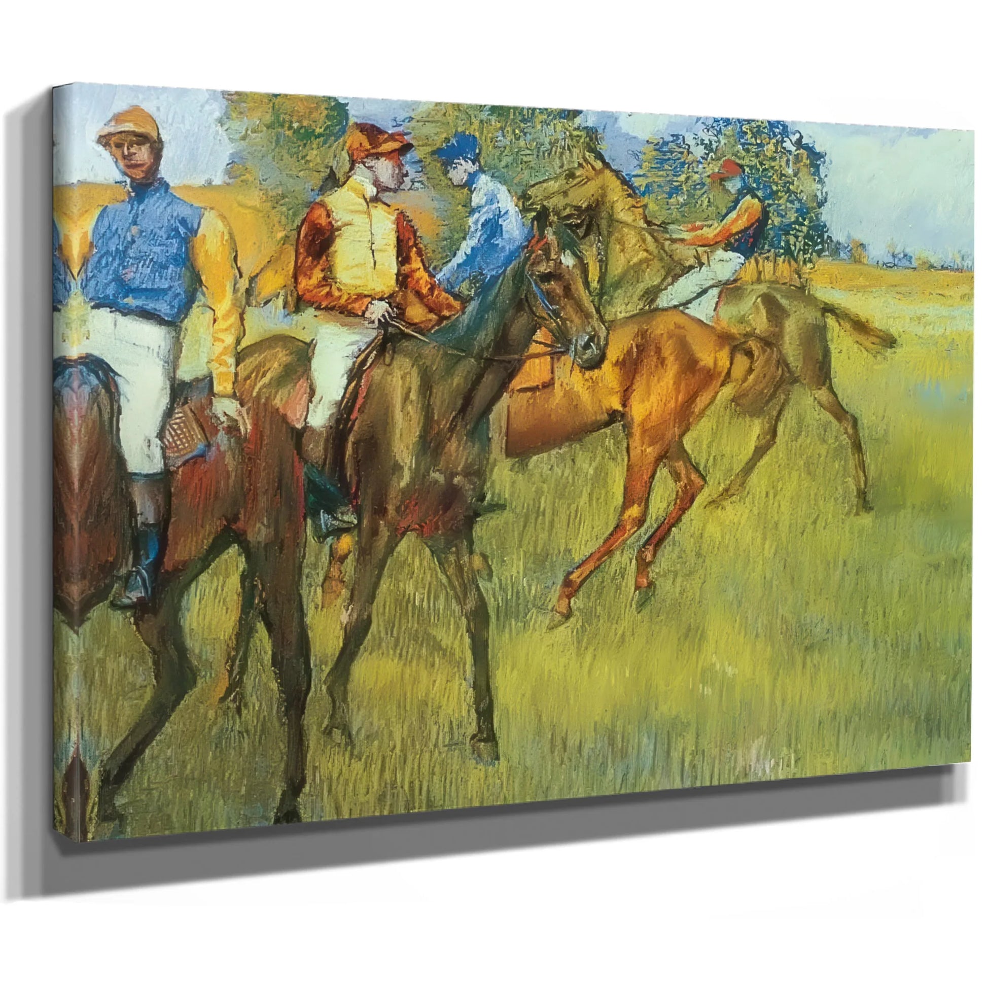 Race Horses By Edgar Degas Fine Art Print