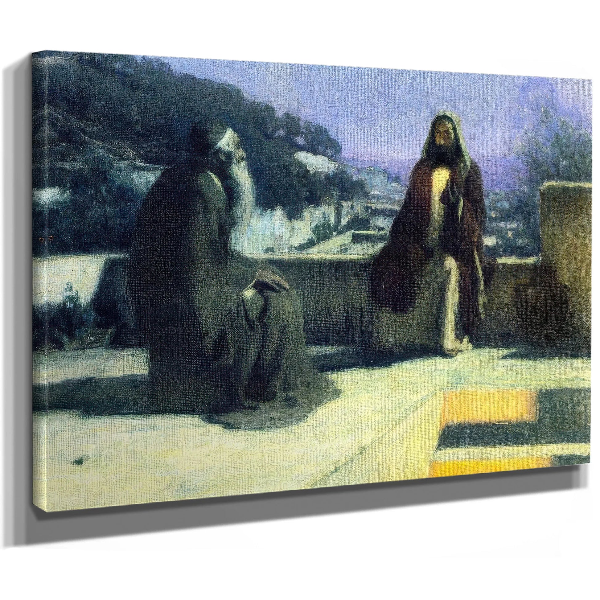 Nicodemus Visiting Jesus By Henry Ossawa Tanner Fine Art Print