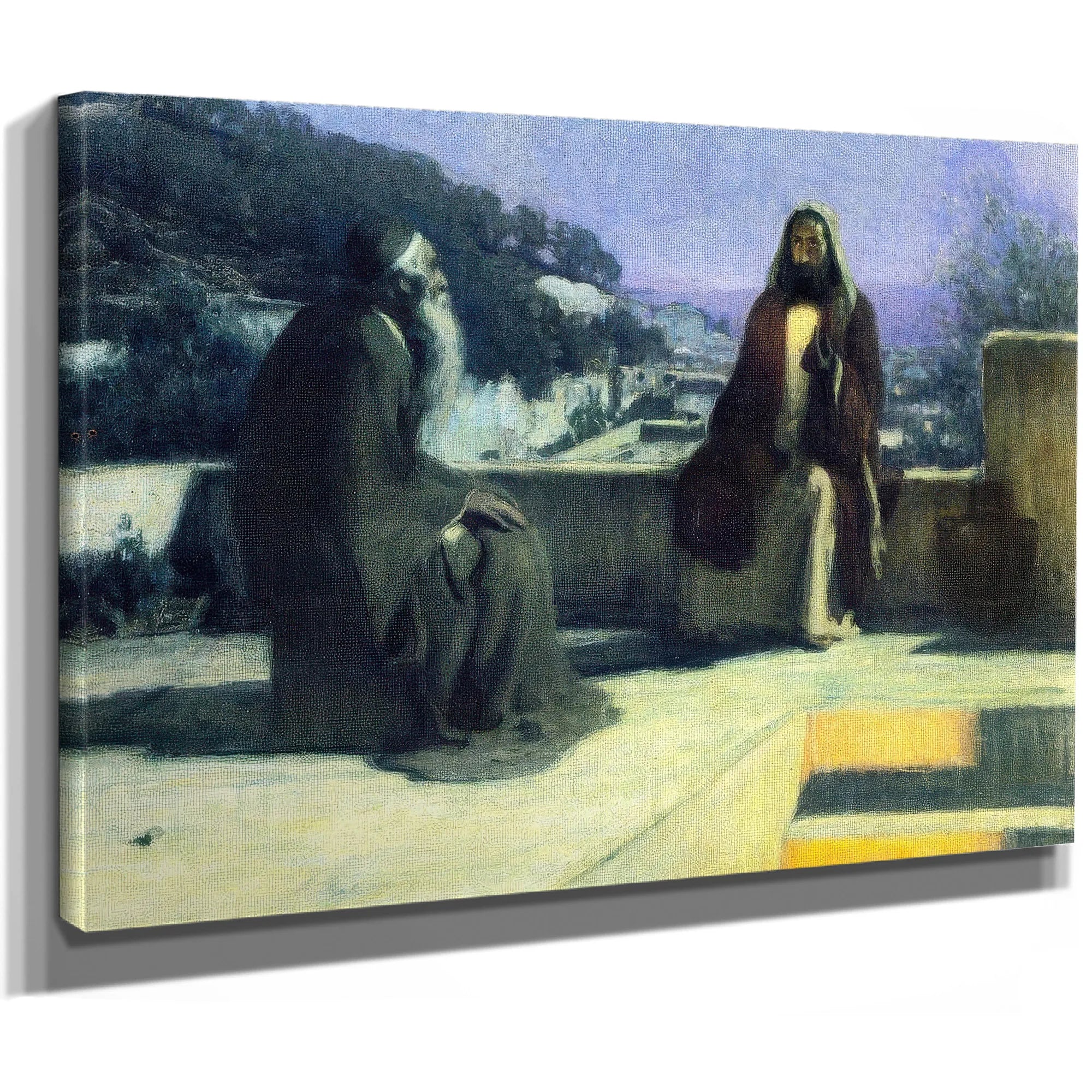 Nicodemus Visiting Jesus By Henry Ossawa Tanner Fine Art Print