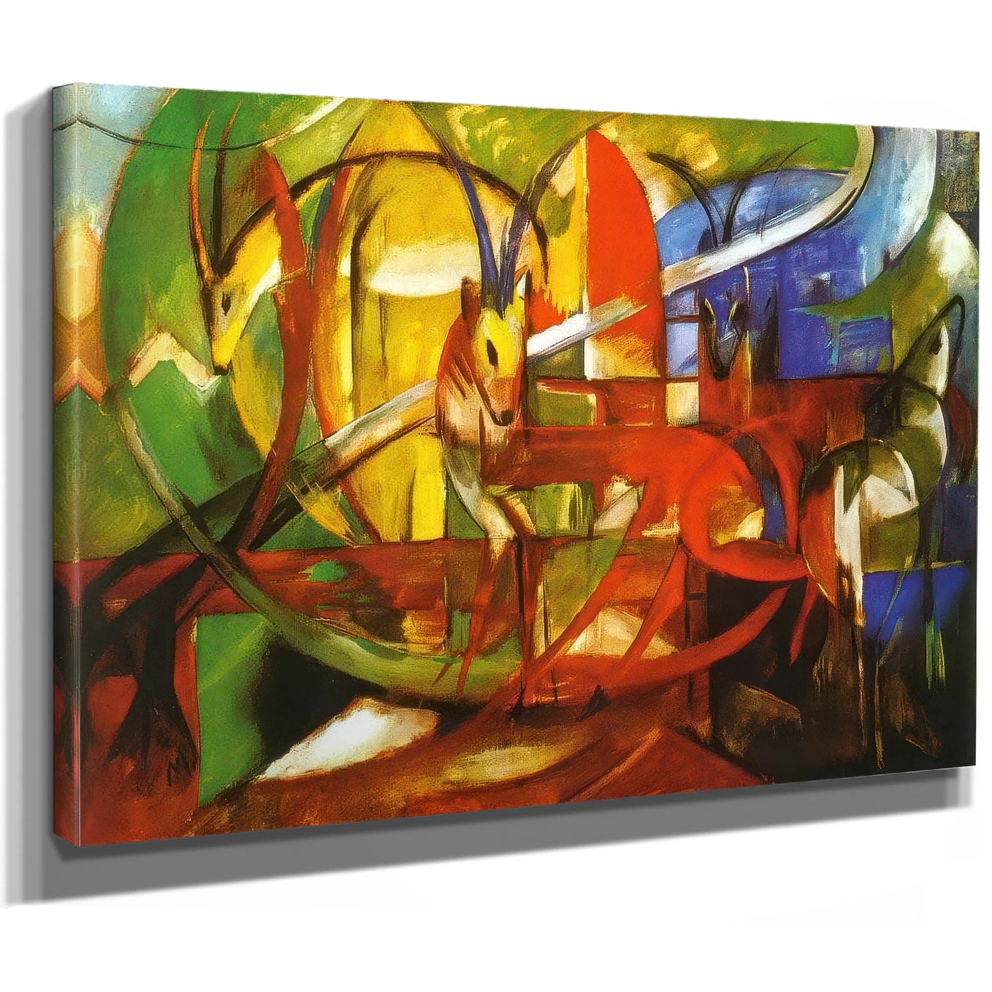 Gazelles By Franz Marc Fine Art Print