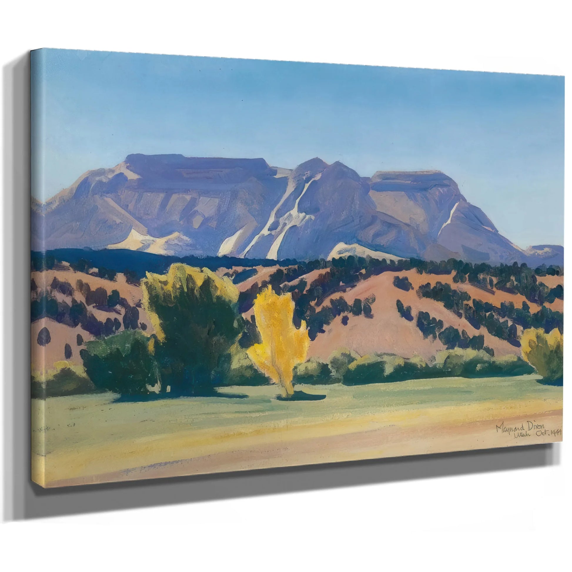Shadow Side By Maynard Dixon Fine Art Print