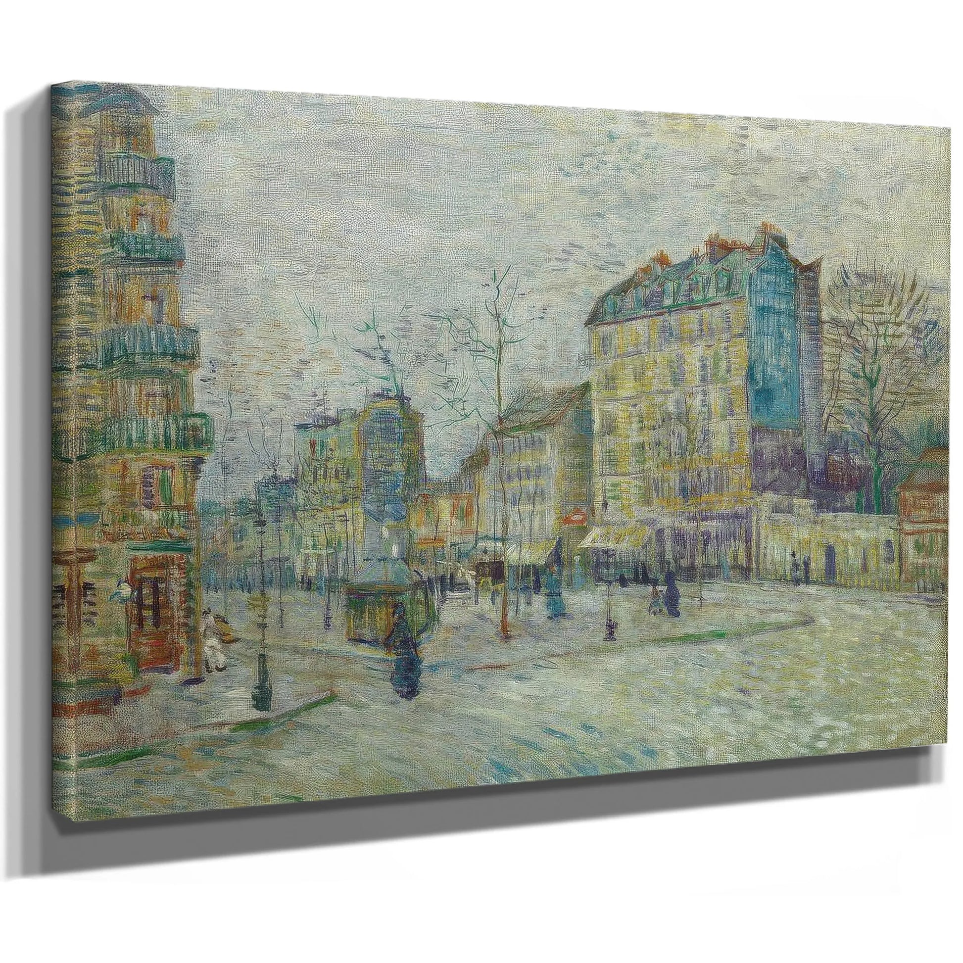 The Boulevard De Clichy Paris (El Bulevar De Clichy Paris) By Vincent Van Gogh Fine Art Print