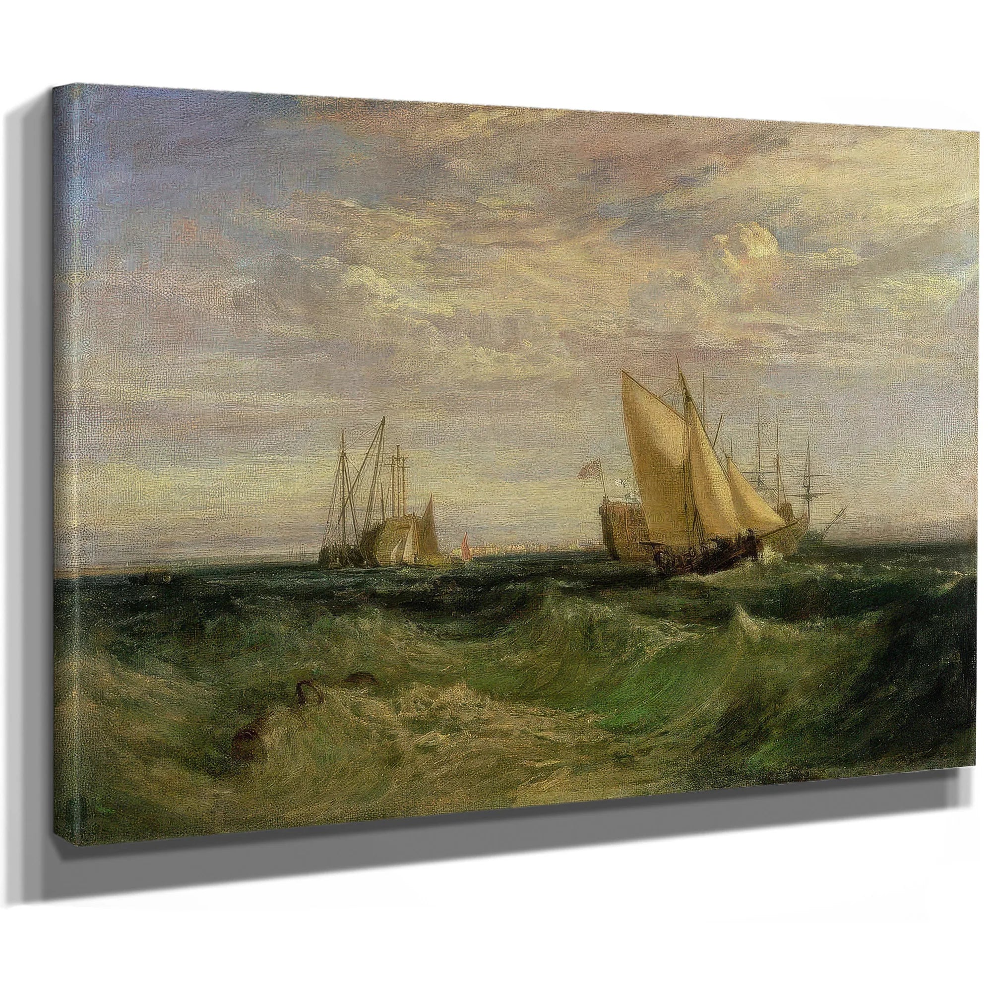 The Confluence Of The Thames And The Medway By Joseph Mallord William Turner Fine Art Print
