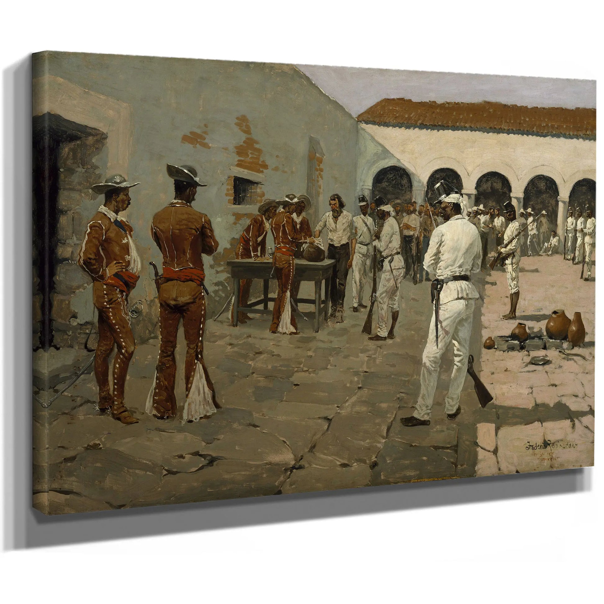 The Mier Expedition The Drawing Of The Black Bean by Frederic Remington