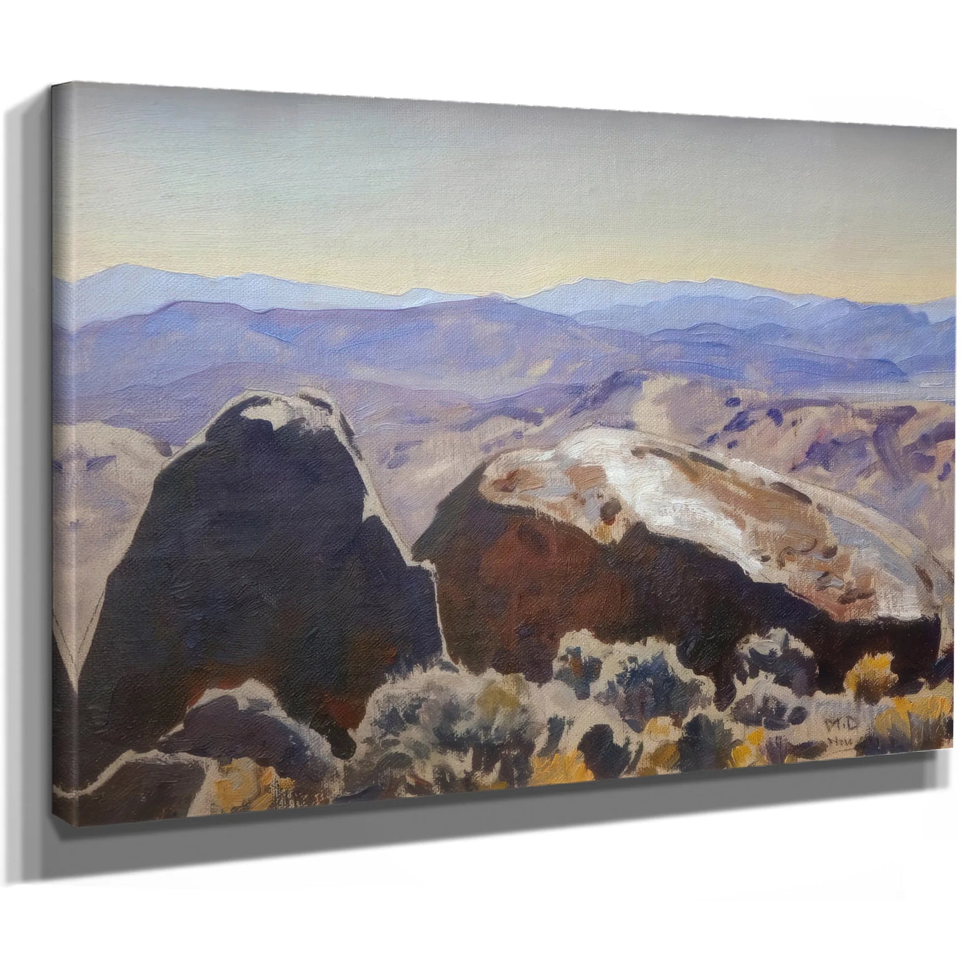 South From Quartz Mountain By Maynard Dixon Fine Art Print