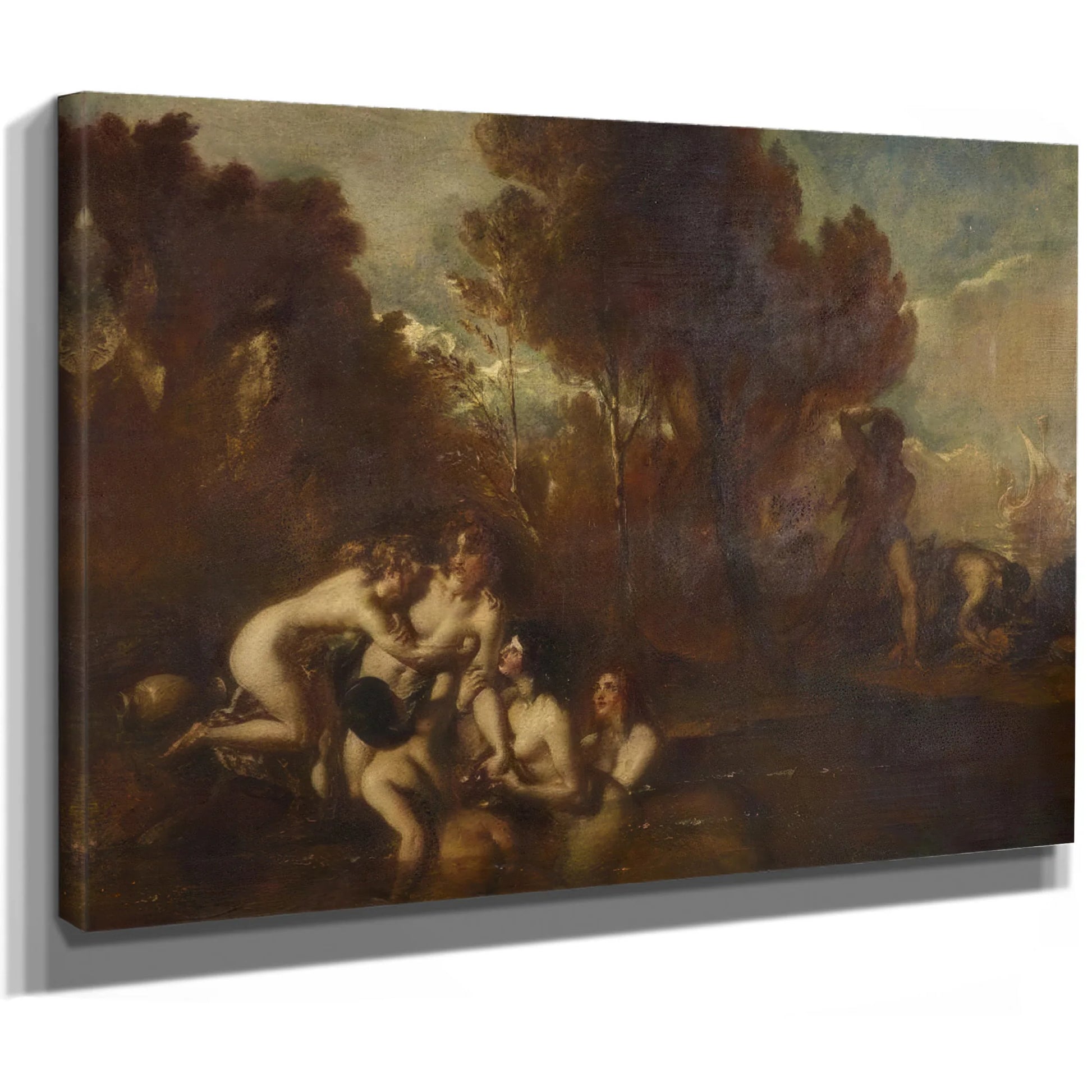 Hylas And The Water Nymphs By William Etty Fine Art Print