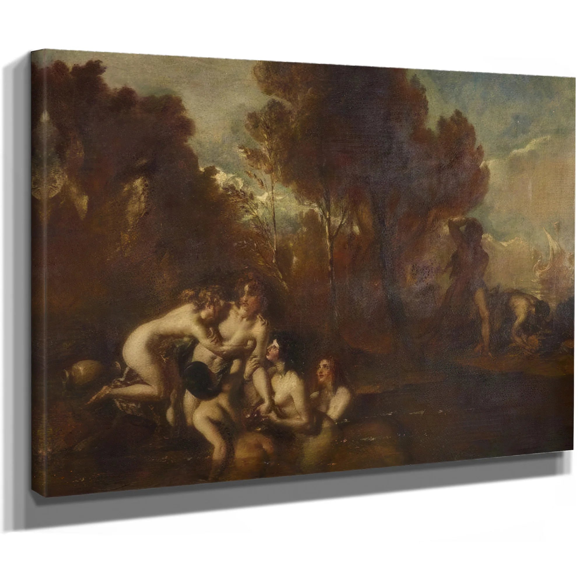 Hylas And The Water Nymphs By William Etty Fine Art Print