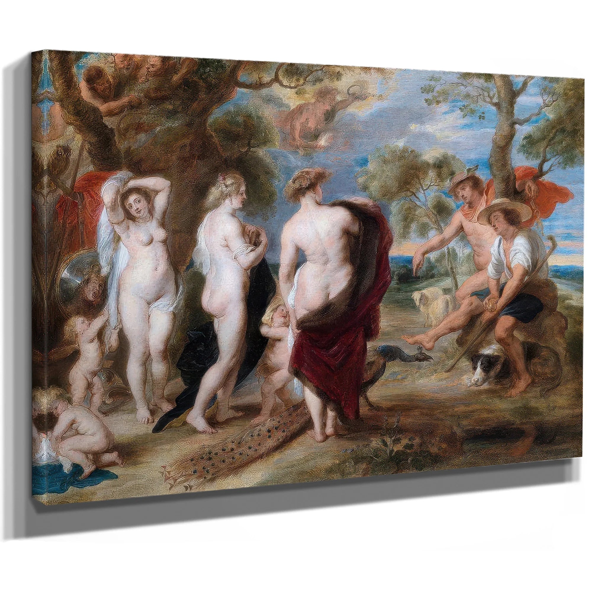 The Judgement Of Paris By Peter Paul Rubens Fine Art Print