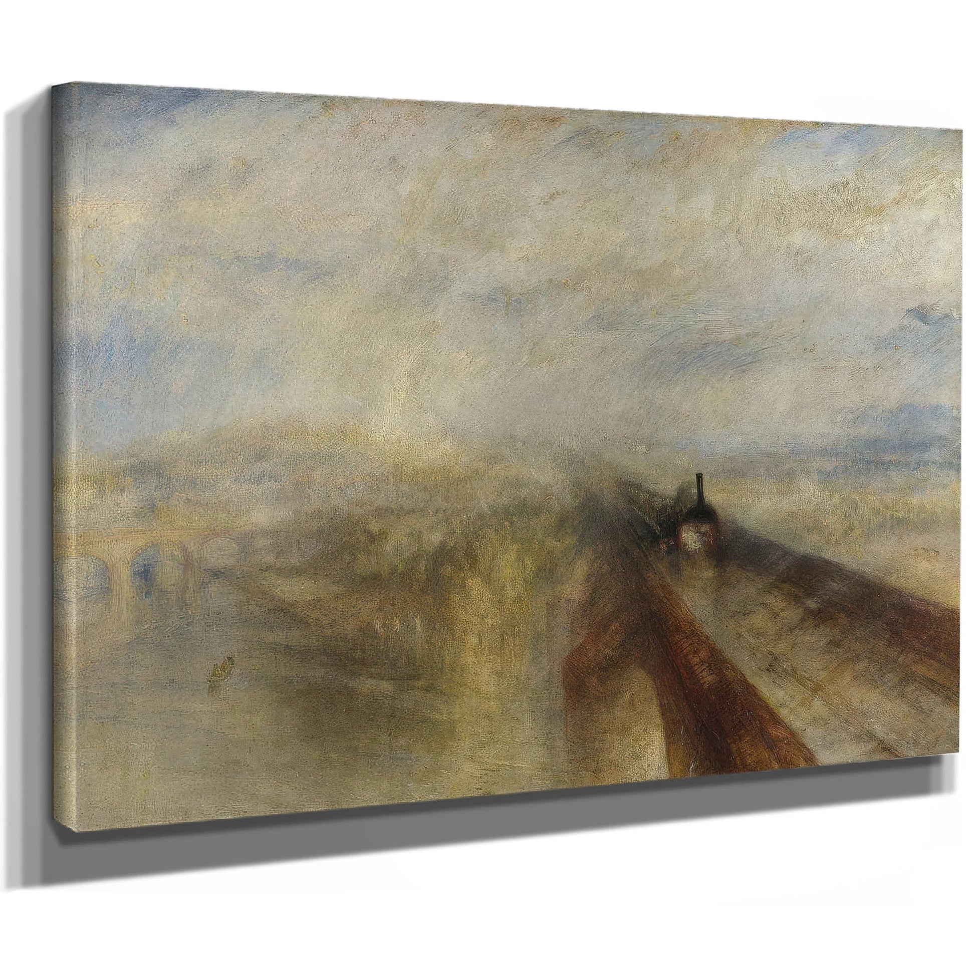 Rain Steam And Speed The Great Western Railway 1844 By Joseph Mallord William Turner Fine Art Print