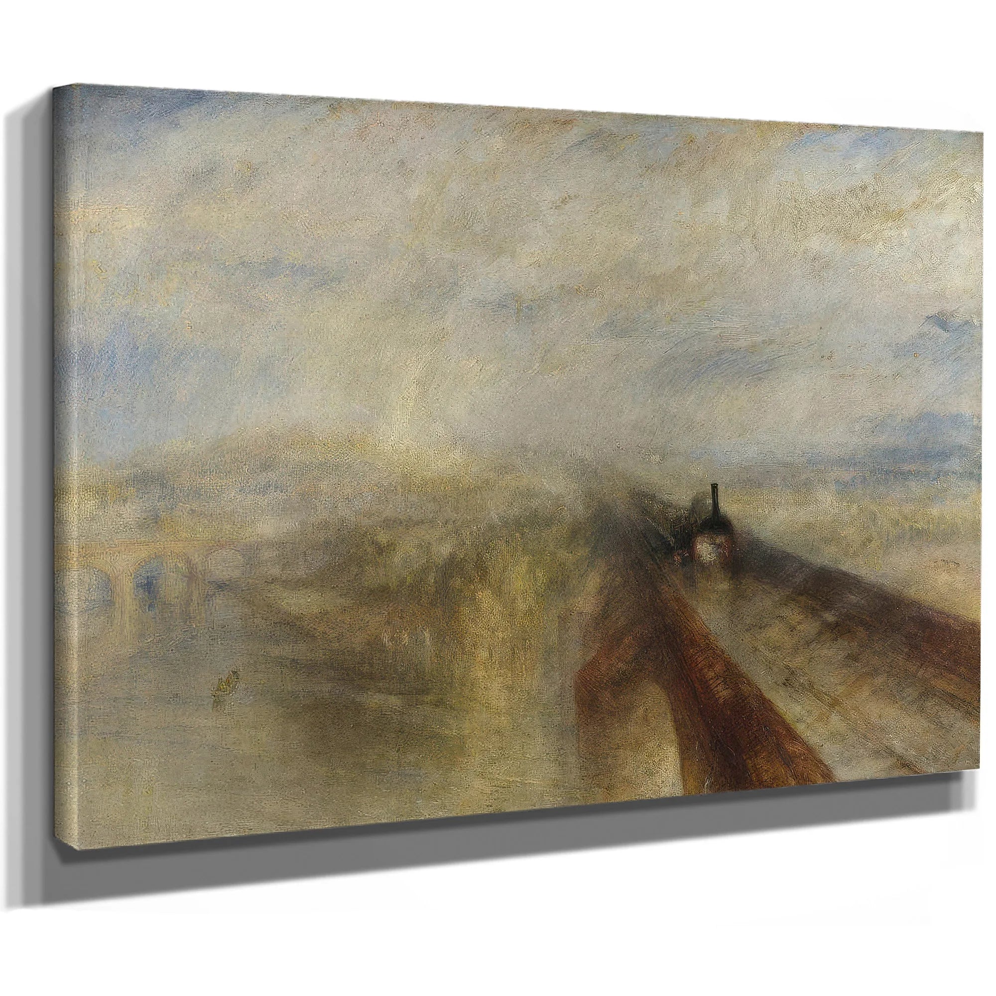 Rain Steam And Speed The Great Western Railway 1844 By Joseph Mallord William Turner Fine Art Print