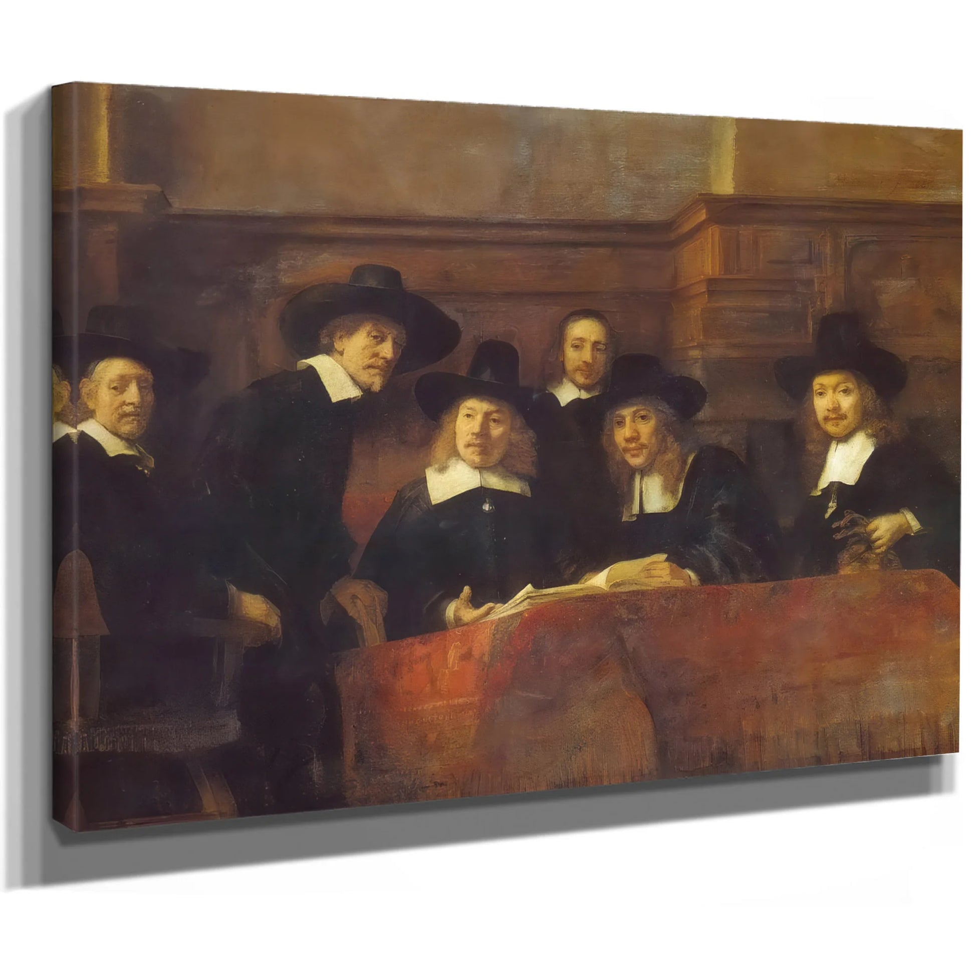 The Syndics Of The Cothmake's Guild, 1662 By Rembrandt Fine Art Print