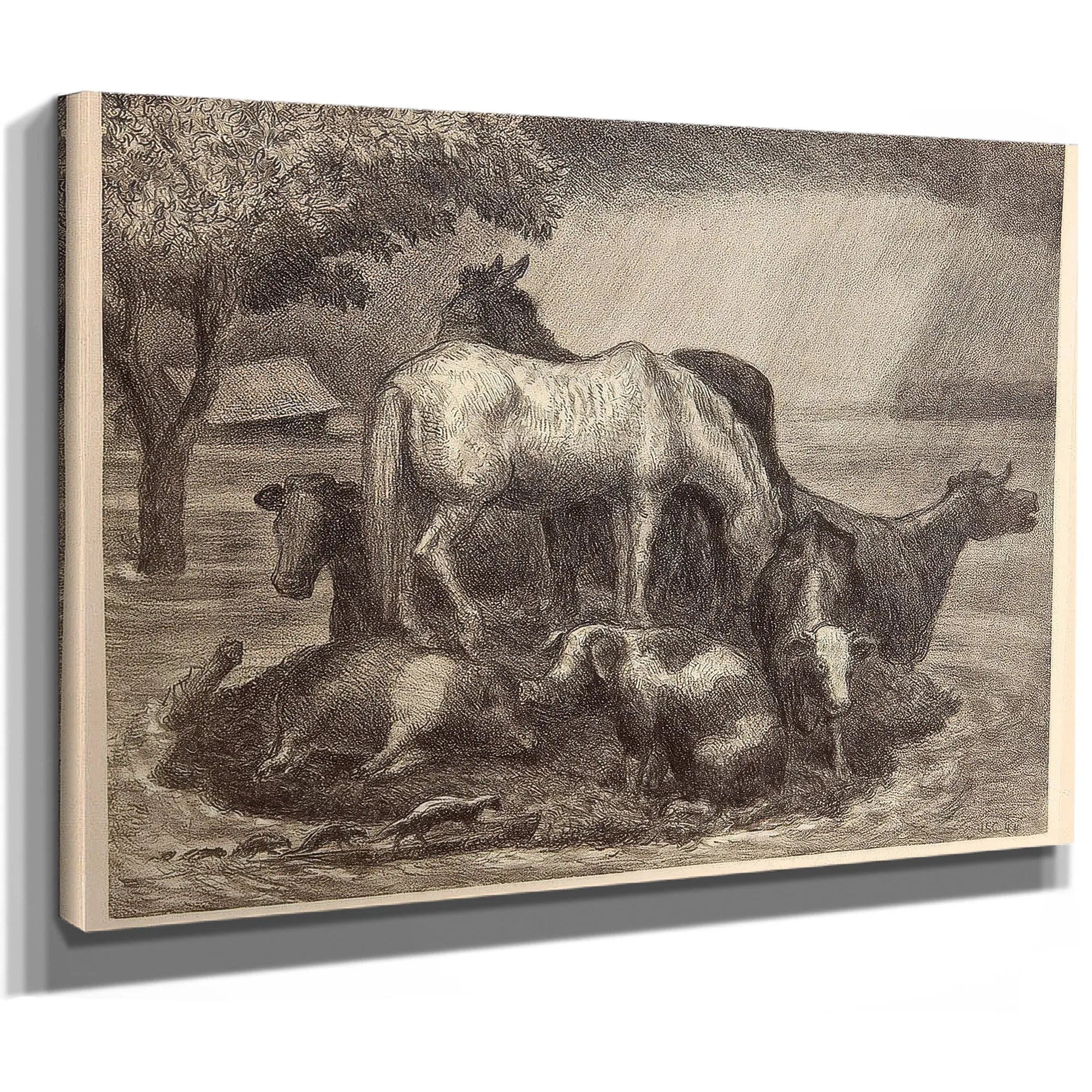 Sanctuary (C. 38), 1944 By John Steuart Curry Fine Art Print