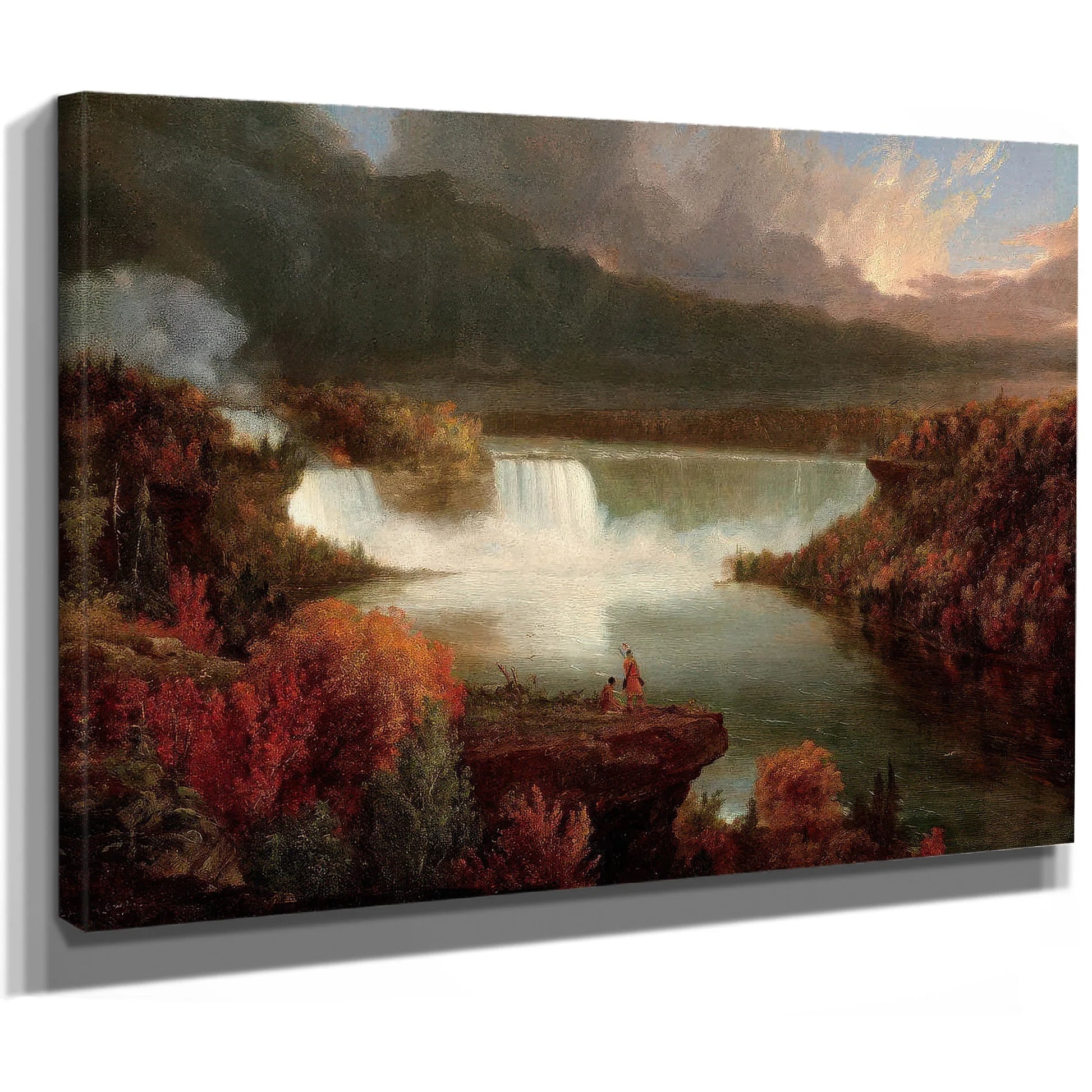 Distant View Of Niagara Falls 1830 By Thomas Cole Fine Art Print