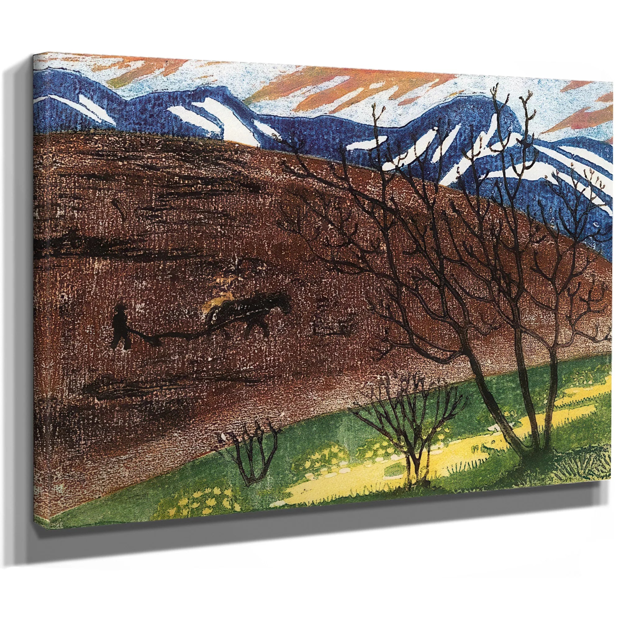 Night Ploughing 2 By Nicolai Astrup Fine Art Print