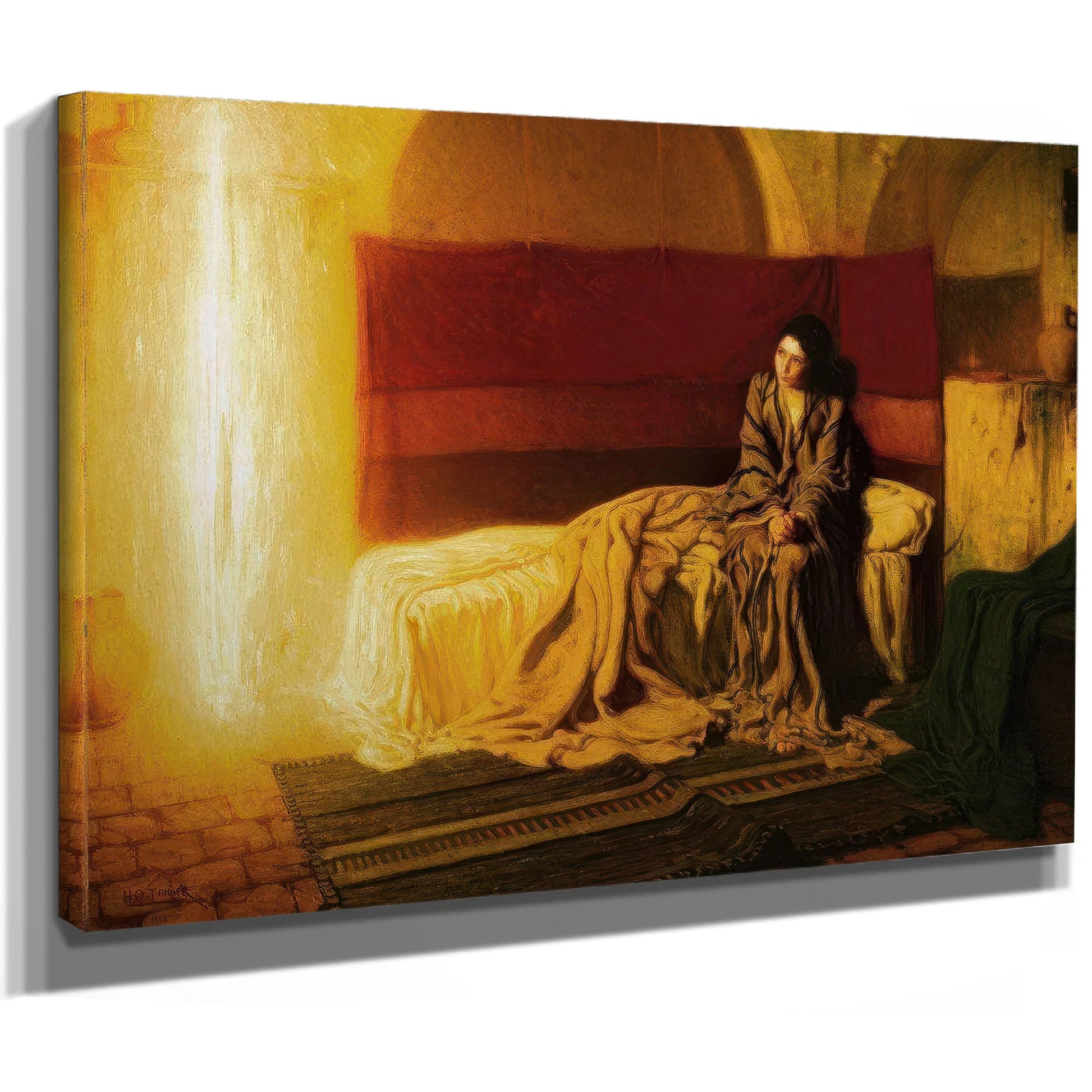The Annunciation 1898 By Henry Ossawa Tanner Fine Art Print