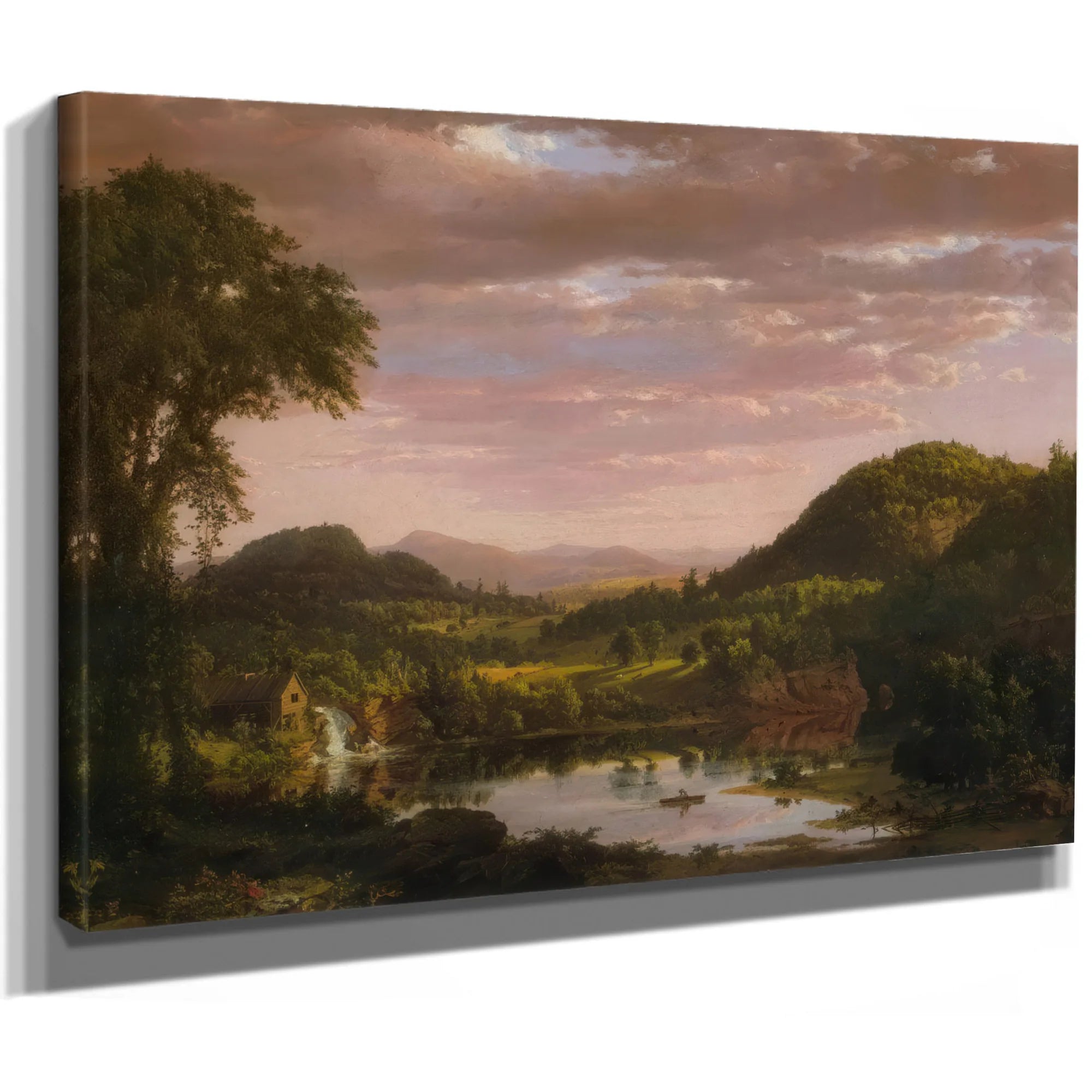 New England Landscape (Evening After A Storm) By Frederic Edwin Church Fine Art Print